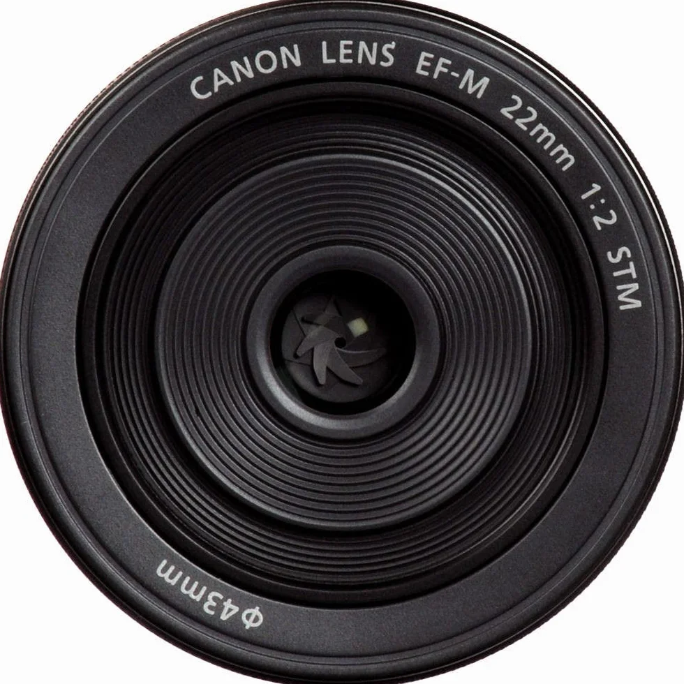 Canon Ef-M 22Mm F/2 Stm 5985B005AA Płaski Obiektyw Szerokokątny, Czarny
