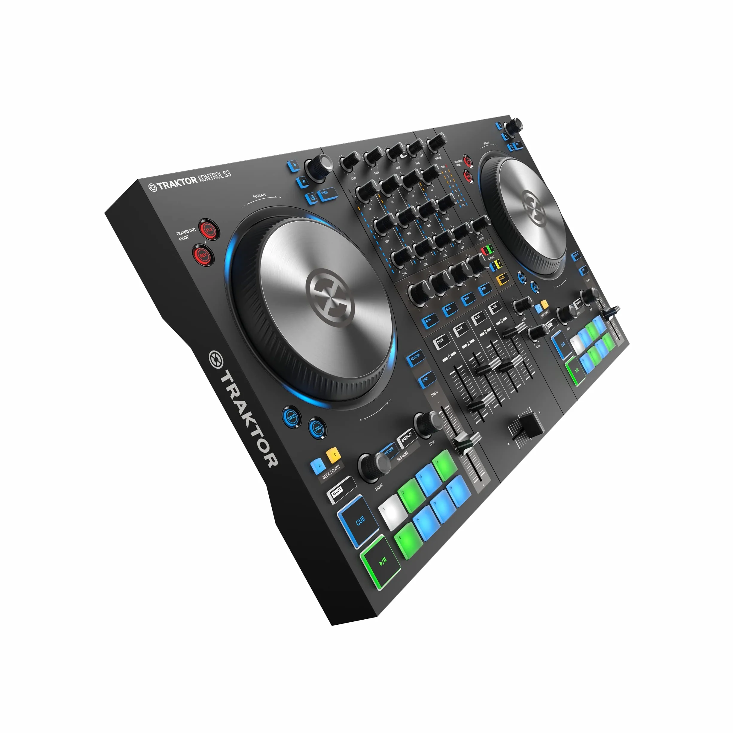 Native Instruments Traktor Kontrol S3 Mikser DJ Czarny 53,34 x 25,4 x 7,62 cm