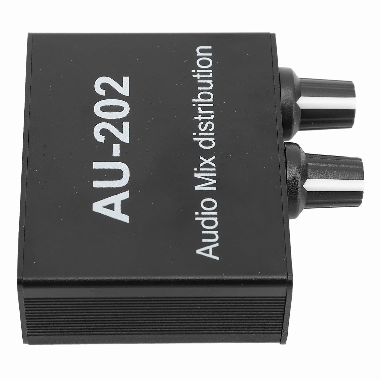 2-Kana?owy Mikser Stereo headphone mixer 2 Wej?cia i 2 Wyj?cia, Niezale?na Regulacja G?o?no?ci, Niski Poziom Szumów, Ma?y Mikser D?wi?ku 3,5 mm do S?uchawek, DC 5-4V Mezcladores sin alimentación