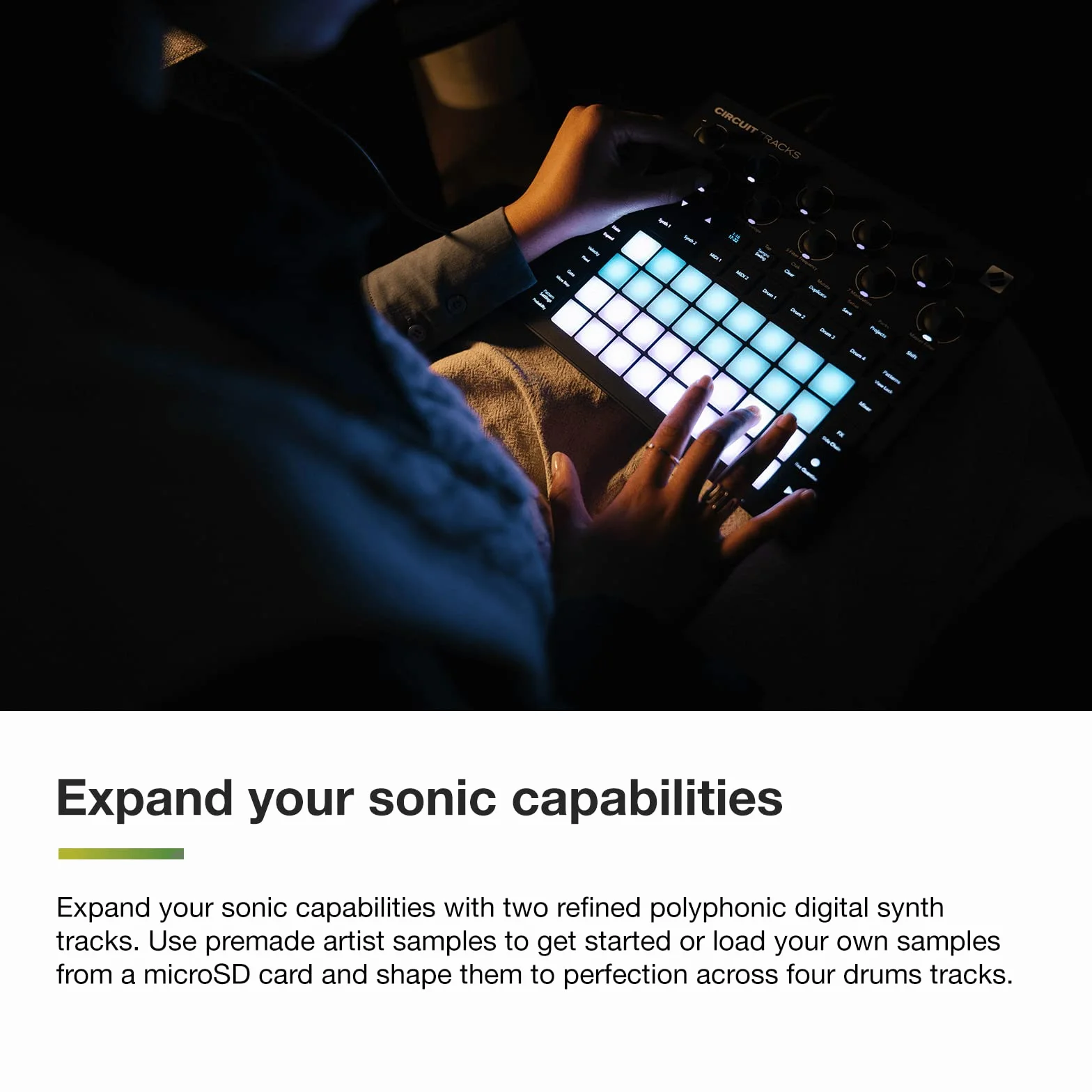 Novation Circuit Tracks Sekwencer Groovebox do tworzenia muzyki elektronicznej