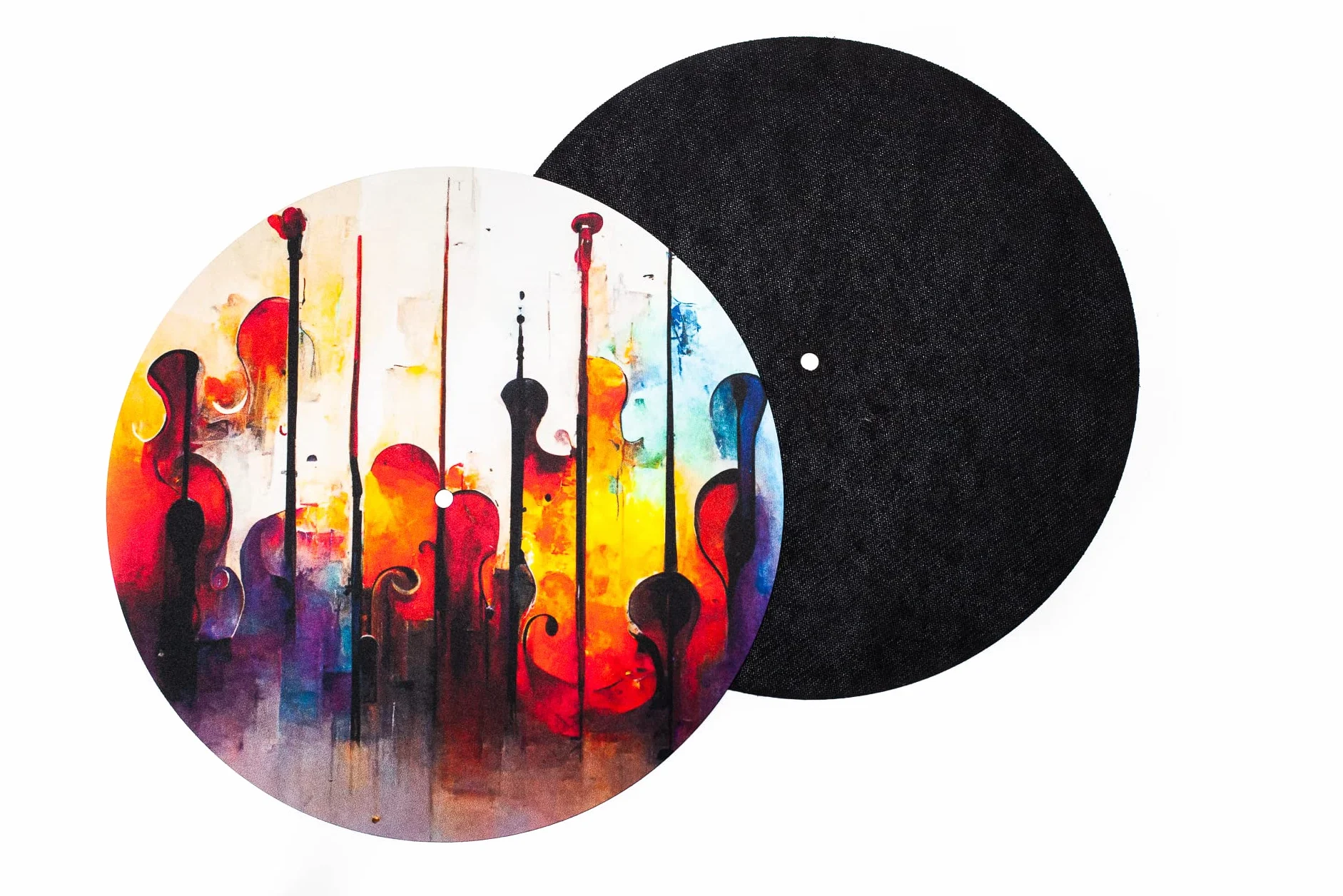 Slipmat - mata do gramofonu z gumy Finesse Instruments - mata do gramofonu 30,5 cm (12')