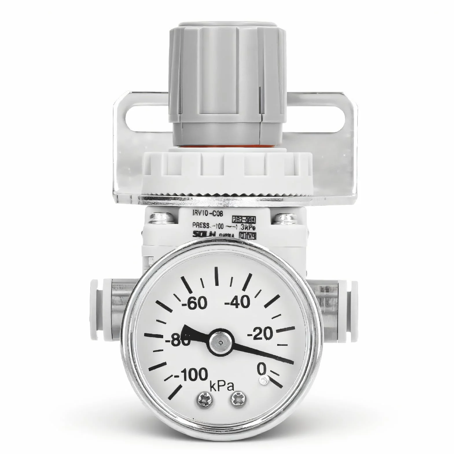 Pneumatyczny Regulator Ciśnienia -100 do 1,3 kPa, 80 cm, Zawór Regulacji Podciśnienia, Samoblokujący, Precyzyjna Regulacja dla Systemów Pneumatycznych