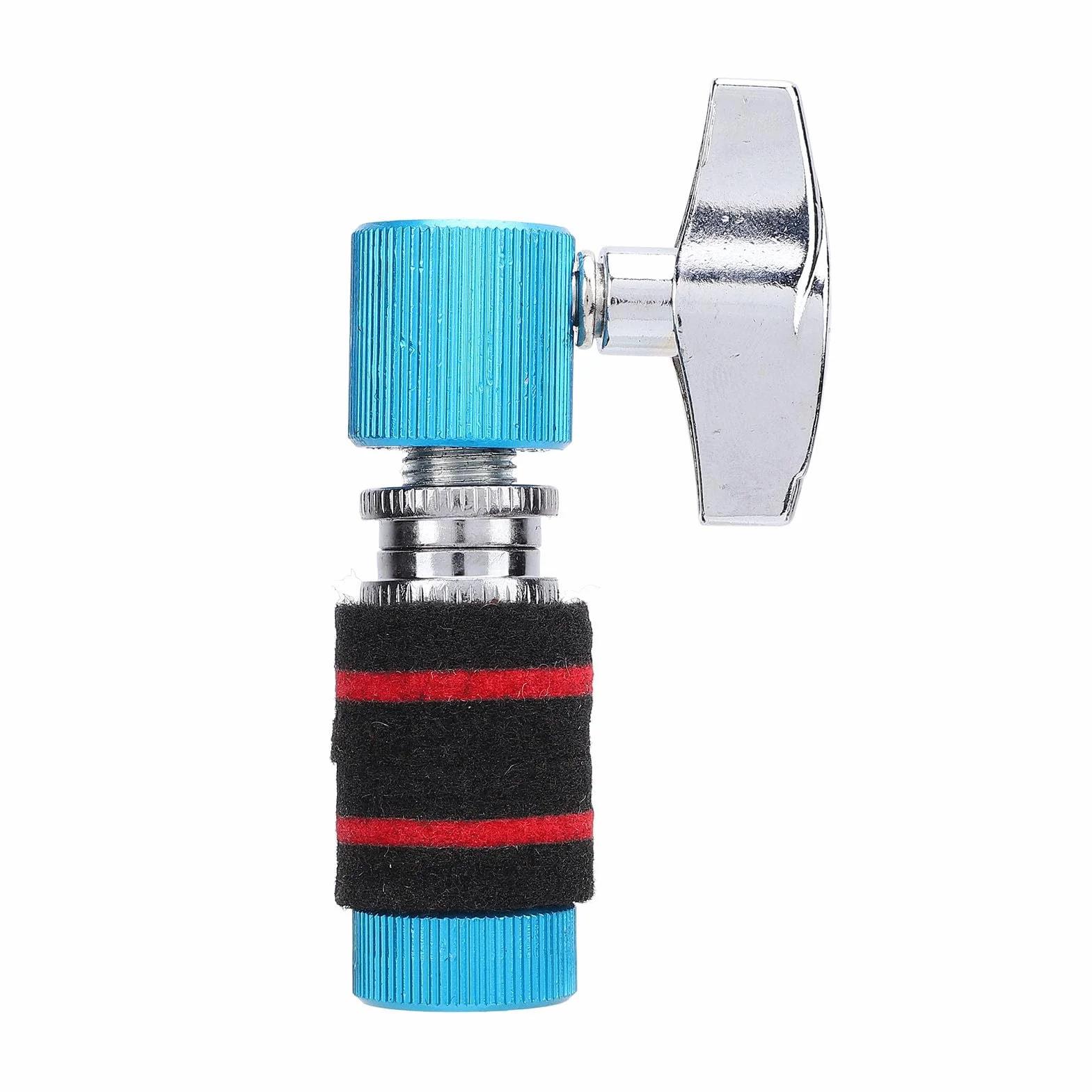aqxreight Hi Hat Pojedyncza Gwintowana Nakrętka Zabezpieczająca Bezpieczne Mocowanie Jazz do Stojaka na Talerz ze Stopu Aluminium i do Wytrzymałego Sprzęgła Hi Hat na Drążek 7 Mm Stojak na Talerz