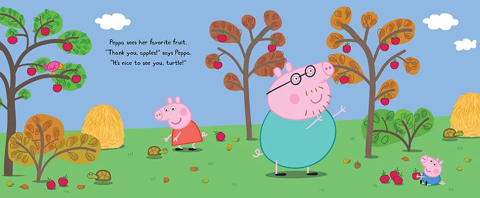 Peppa Pig and the Day of Giving Thanks: (A Thanksgiving Holiday Storybook about Gratitude, Nature, and Togetherness - Perfect for Toddlers, Preschoolers, and Kids Ages 2-5)