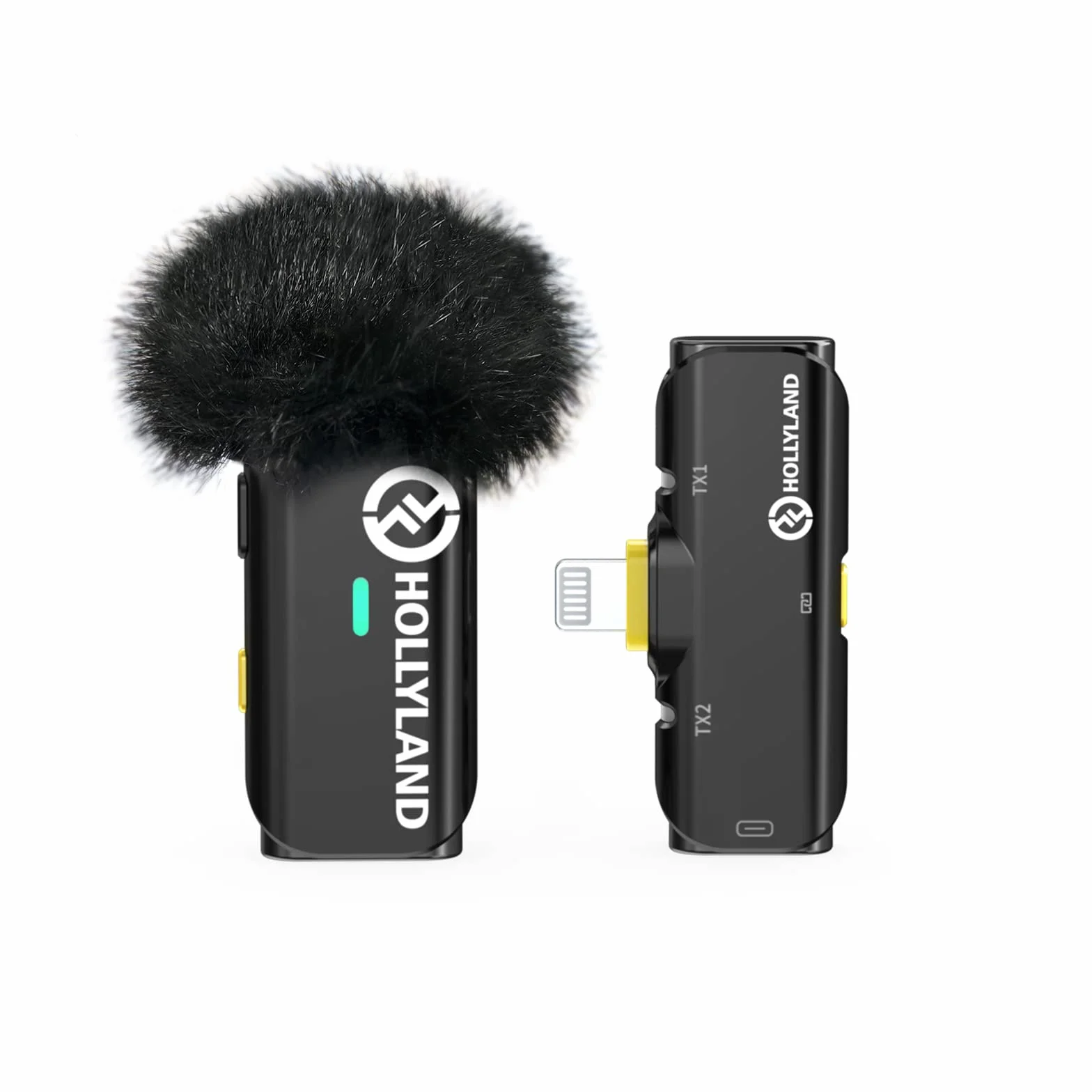 Hollyland Lark C1 Bezprzewodowy mikrofon krawatowy 2,4 GHz 8H Plug-Play do telefonu Android