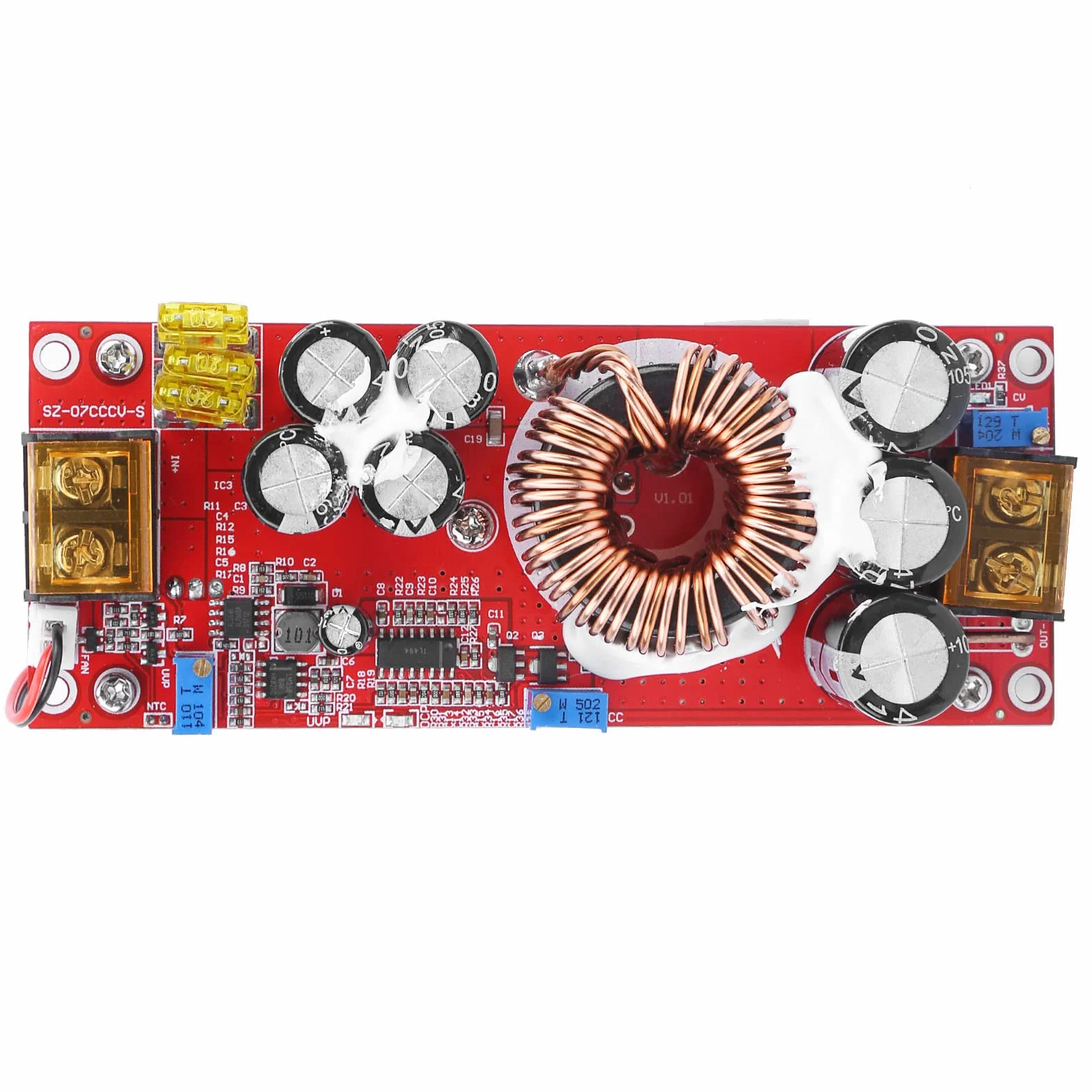Przetwornica DC 1500W 30A Step-Up Boost Converter Napięcie Moduł LED Oświetlenie Sterownik CV