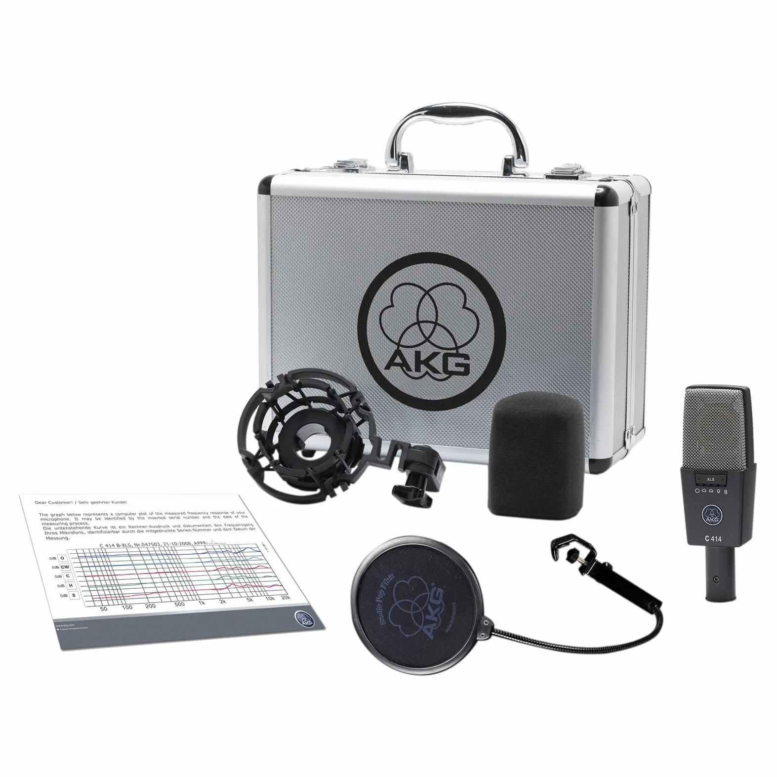 AKG C414 XLS - Mikrofon pojemnościowy z dużą membraną