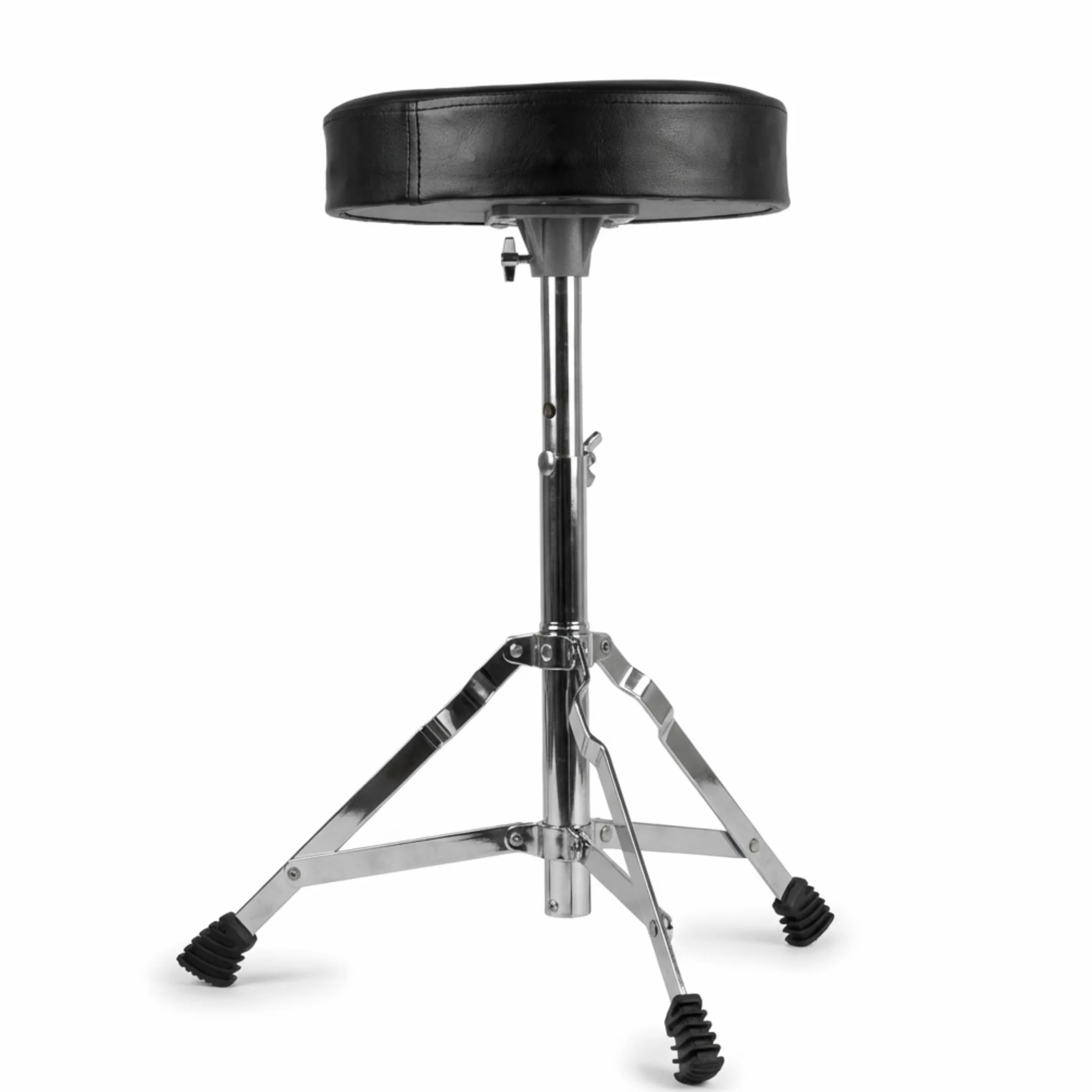 Rockjam Stołek Perkusyjny, Czarny/Srebrny, 45-55 cm