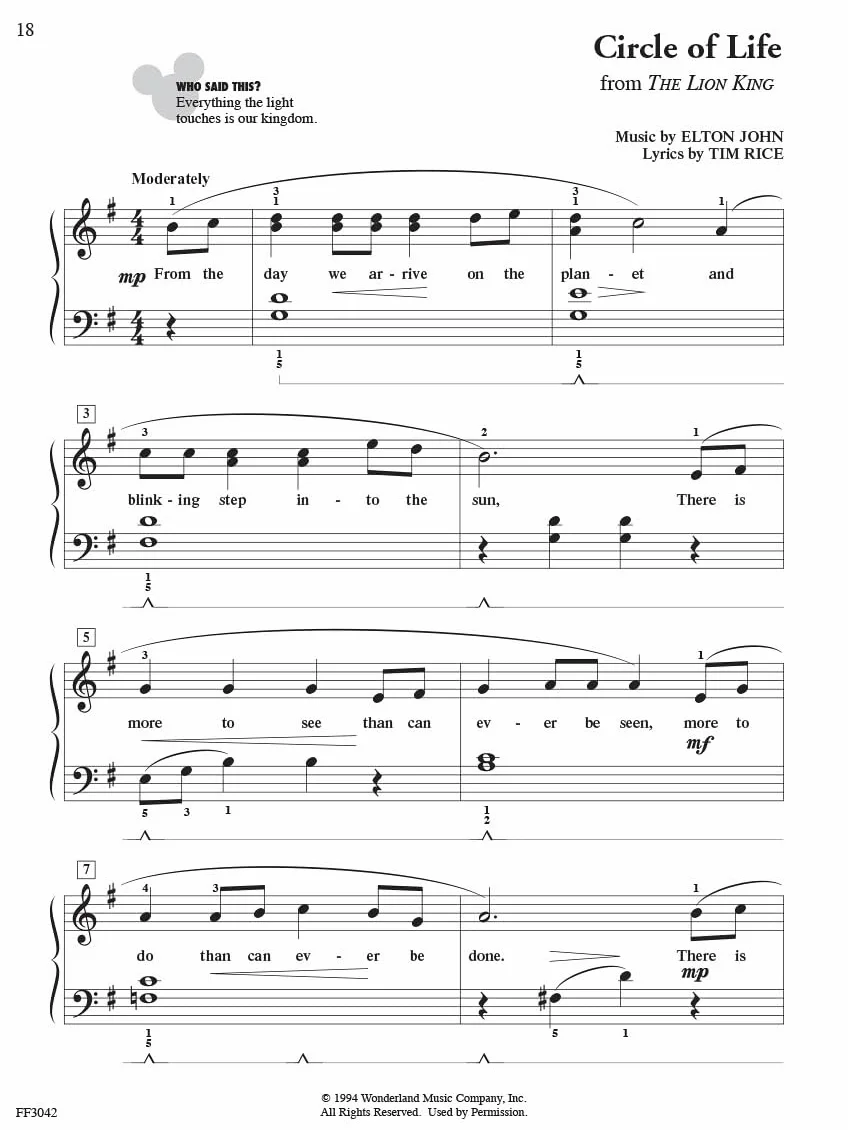Chordtime Piano Disney - Level 2b