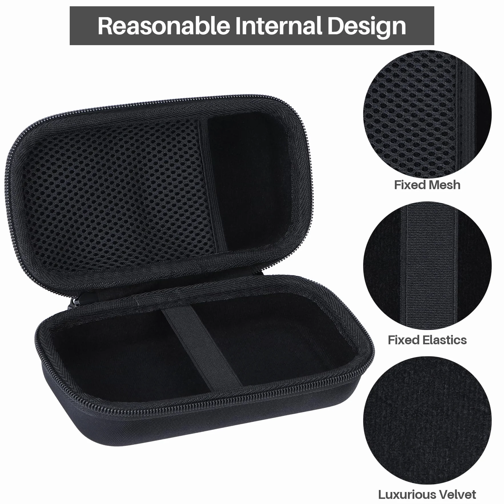 Lebakort Twarde etui ochronne etui pokrowiec do Tascam DR-07X /DR-07XP /DR-40X przenośny czterordrożny rejestrator audio