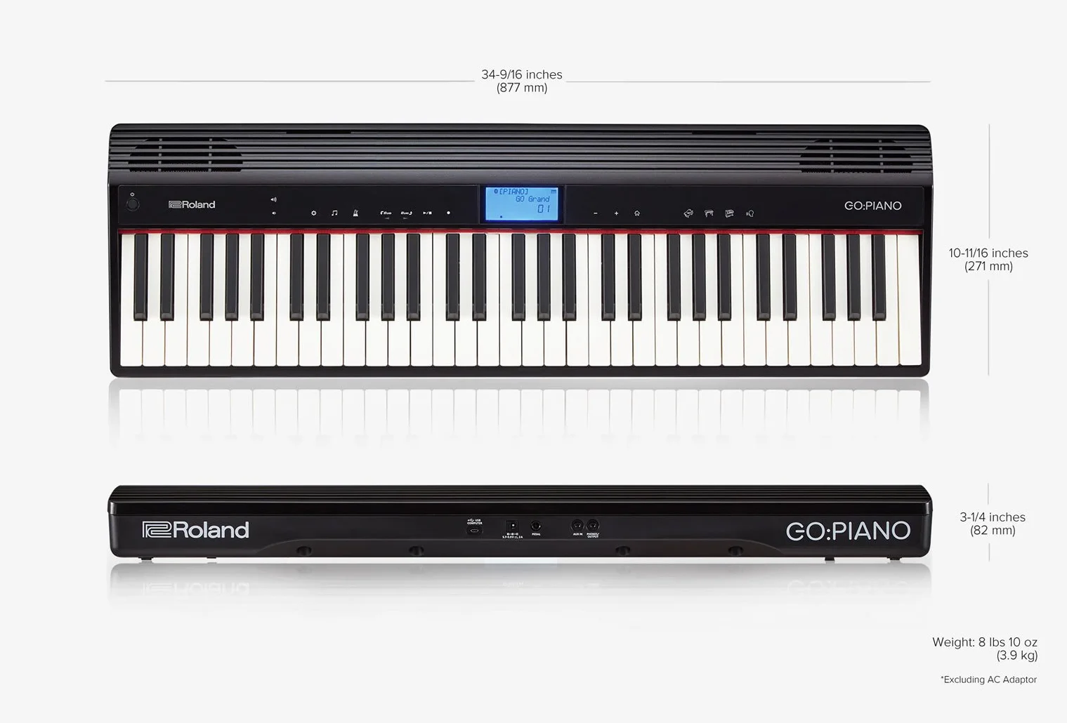 Roland GO:PIANO Digital Piano (GO-61P)