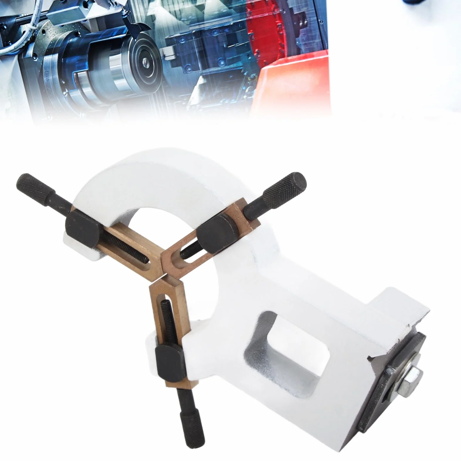 WM210 Stabilizator tokarki do metalu 8 cali x 16 cali z ruchomą częścią L, zwiększoną stabilność do hiningu