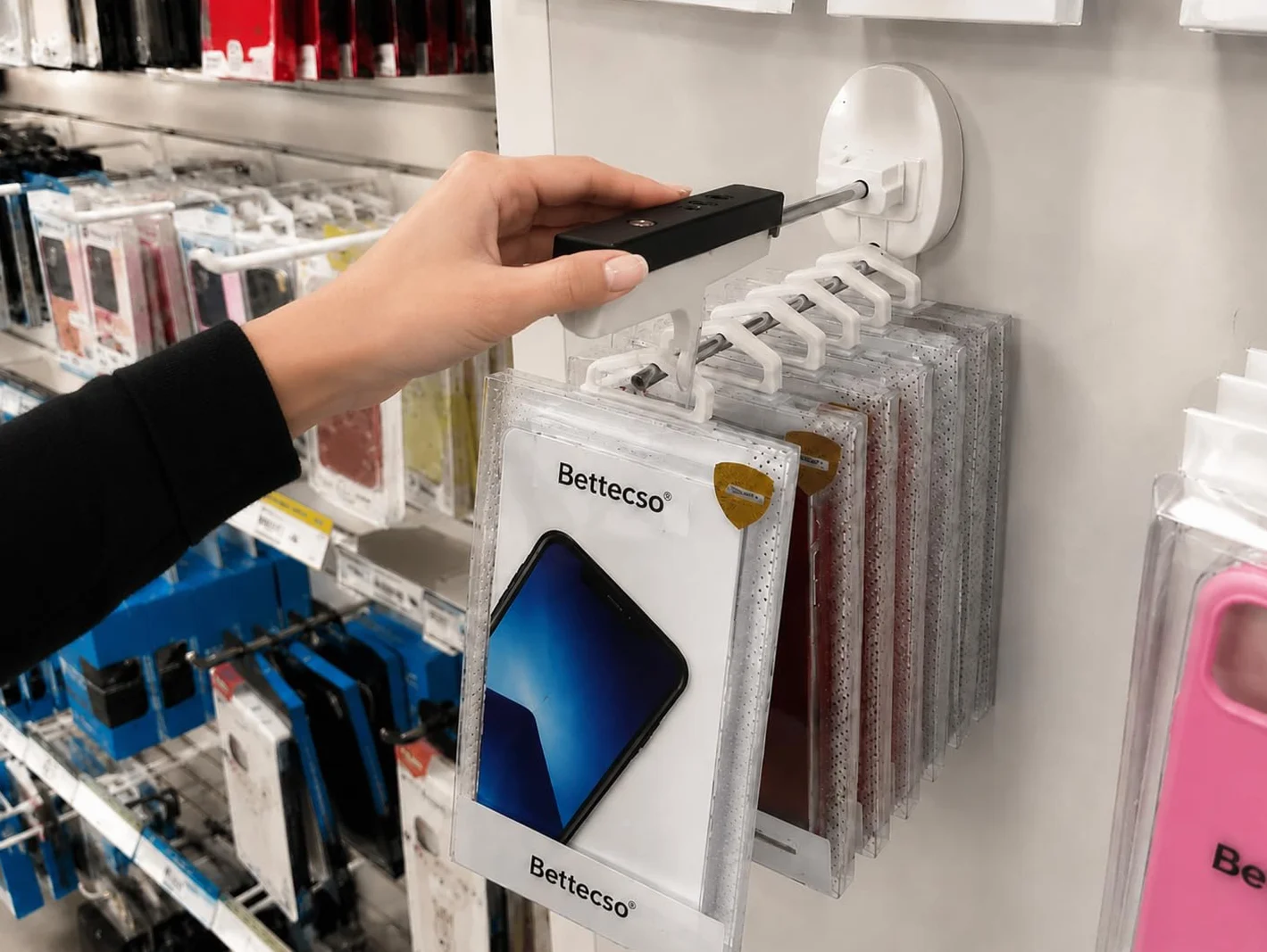 Magnetyczny Klucz S3 Kompatybilny z Systemami Alpha EAS | Do Alarmów Spider Wrap i Haków Ekspozycyjnych Retail N52 Detacher (S3)