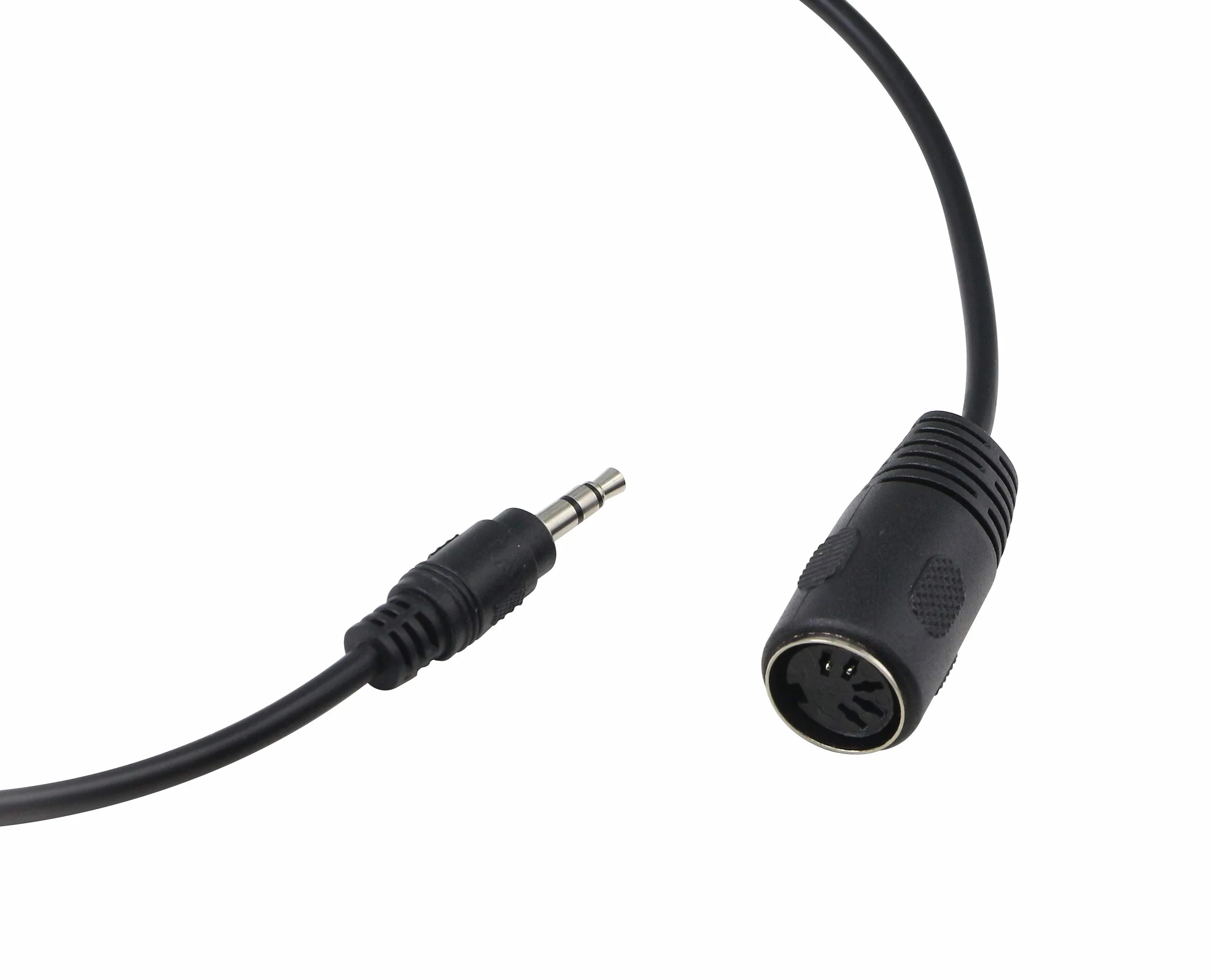 CERRXIAN 3,5 mm (1/8 cala) 5-pinowy kabel MIDI DIN, TRS stereo męski na 5-pinowy Din żeński profesjonalny adapter audio premium (1,5 m / 59 cali)