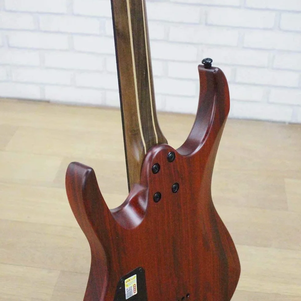 EART H6 Gitara Elektryczna Fixed Bridge String Guitar Gitara Elektryczna z Solidnym Korpusem, H-H Zamknięte Przetworniki do Muzyki Heavy Metalowej, Popu, Rocka Gitara