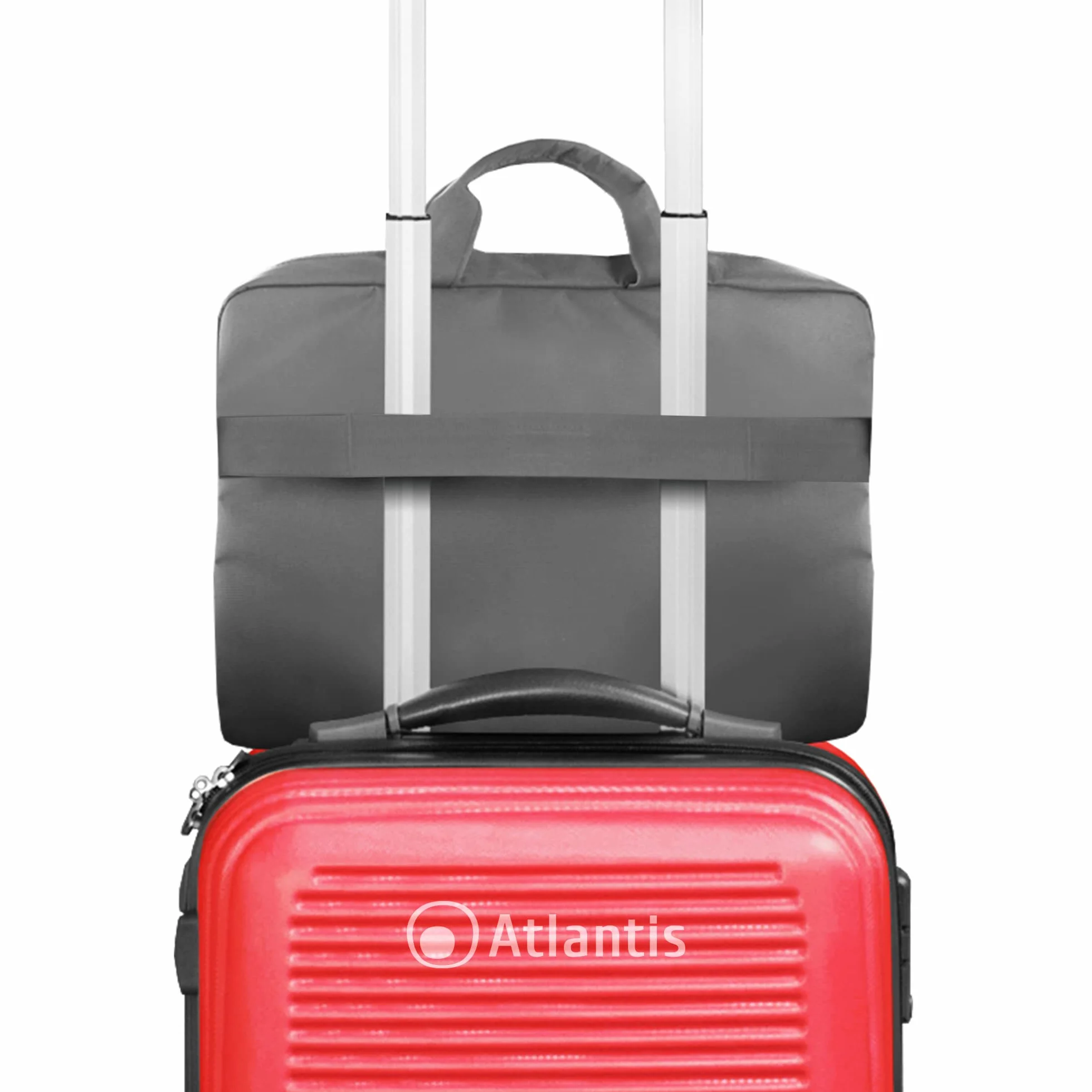 Atlantis Land L77 Delux torba na notebooka 39,6 cm (15,6 cala) aktówka szara - torby na notebooka (walizka na dokumenty, 39,6 cm (15,6 cala), pasek na ramię, szary)