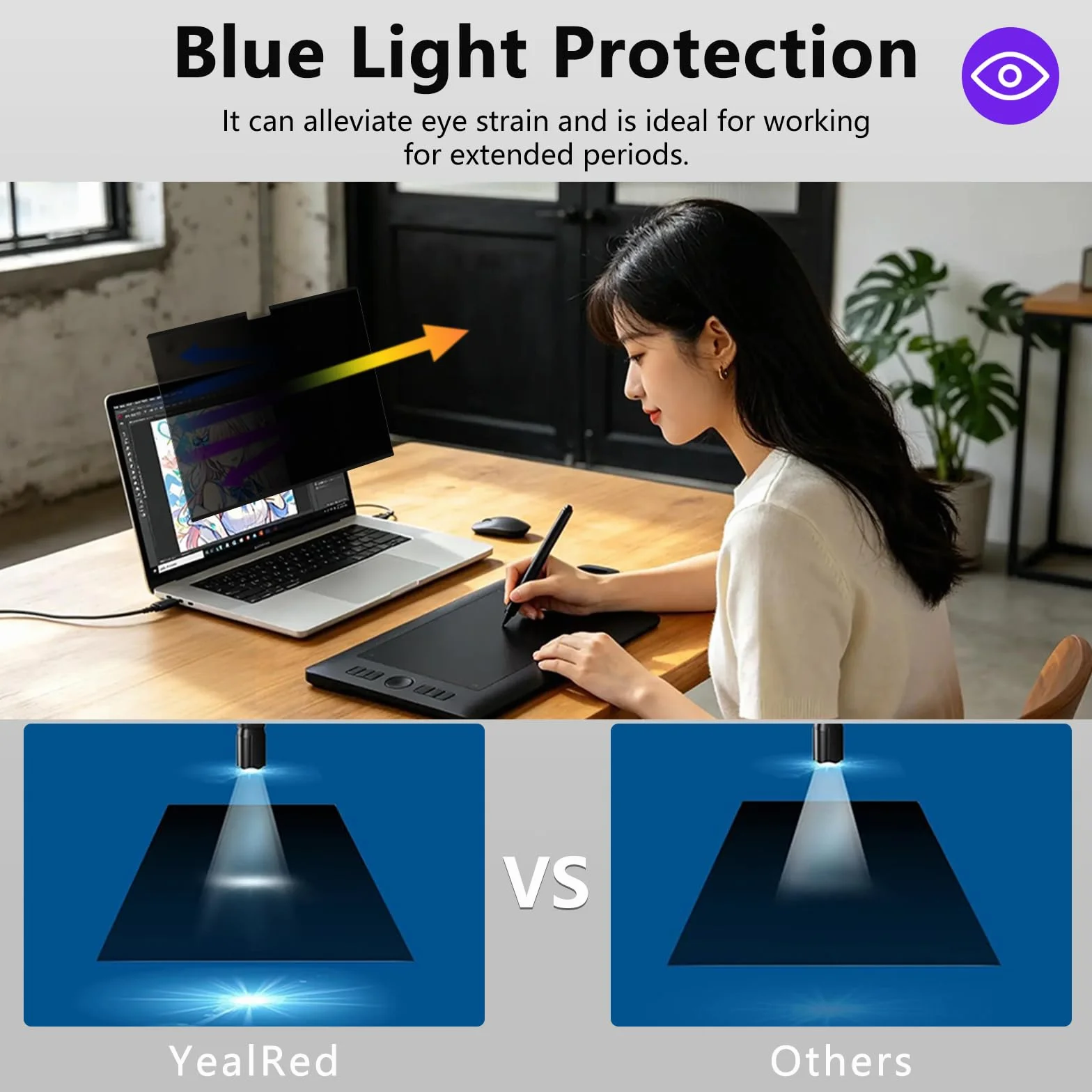 Magnetyczna folia prywatności do Macbook Neo 13 cali (2026 A18 Pro), Mac Laptop Privacy Screen ochrona ekranu 13", Anti-Peep filtr niebieskiego światła, zdejmowana ochrona wyświetlacza