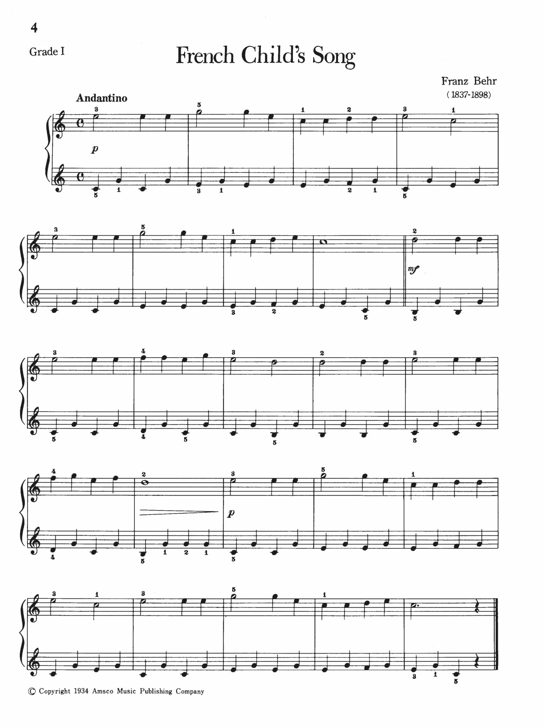 Maxwell eckstein : piano pieces for children (efs 3) - piano - recueil: Everybody's Favorite Series No. 3