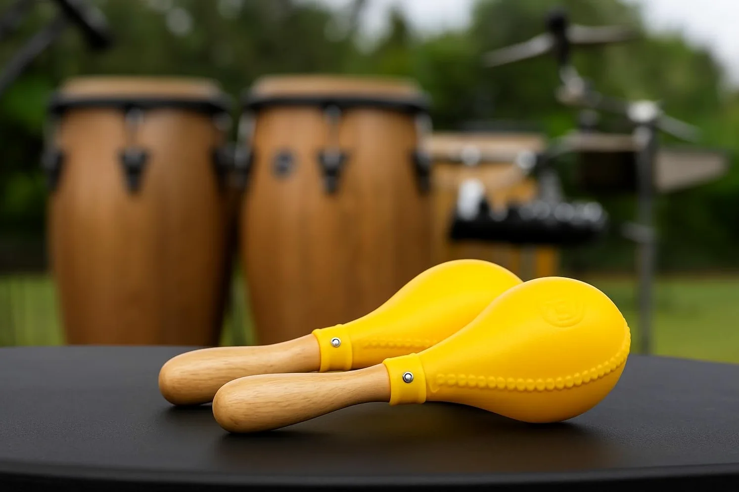 LP LATIN PERCUSSION LP281 Latin Percussion Professional Marakas gelb, żółty