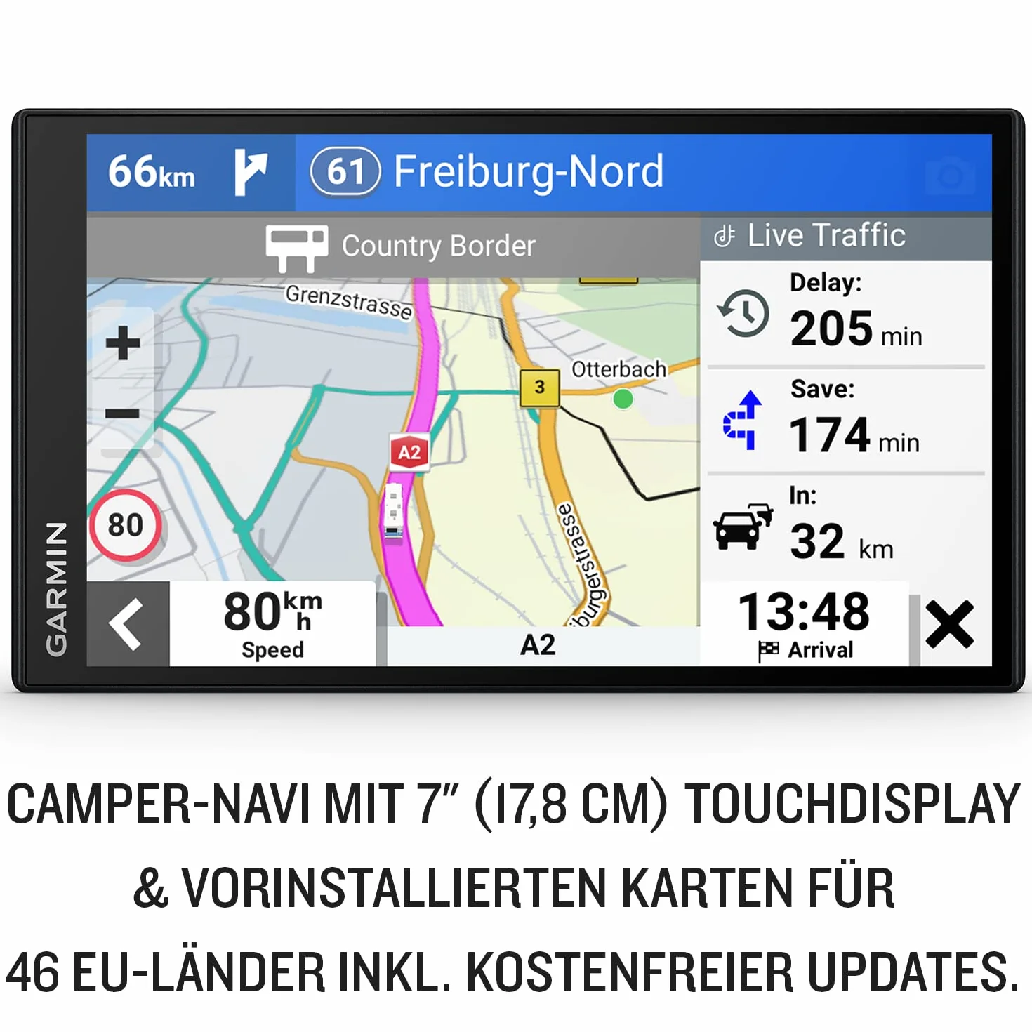 Garmin Camper 795 Nawigacja GPS EU dla Kamperów z Ekranem Dotykowym 7 Cali