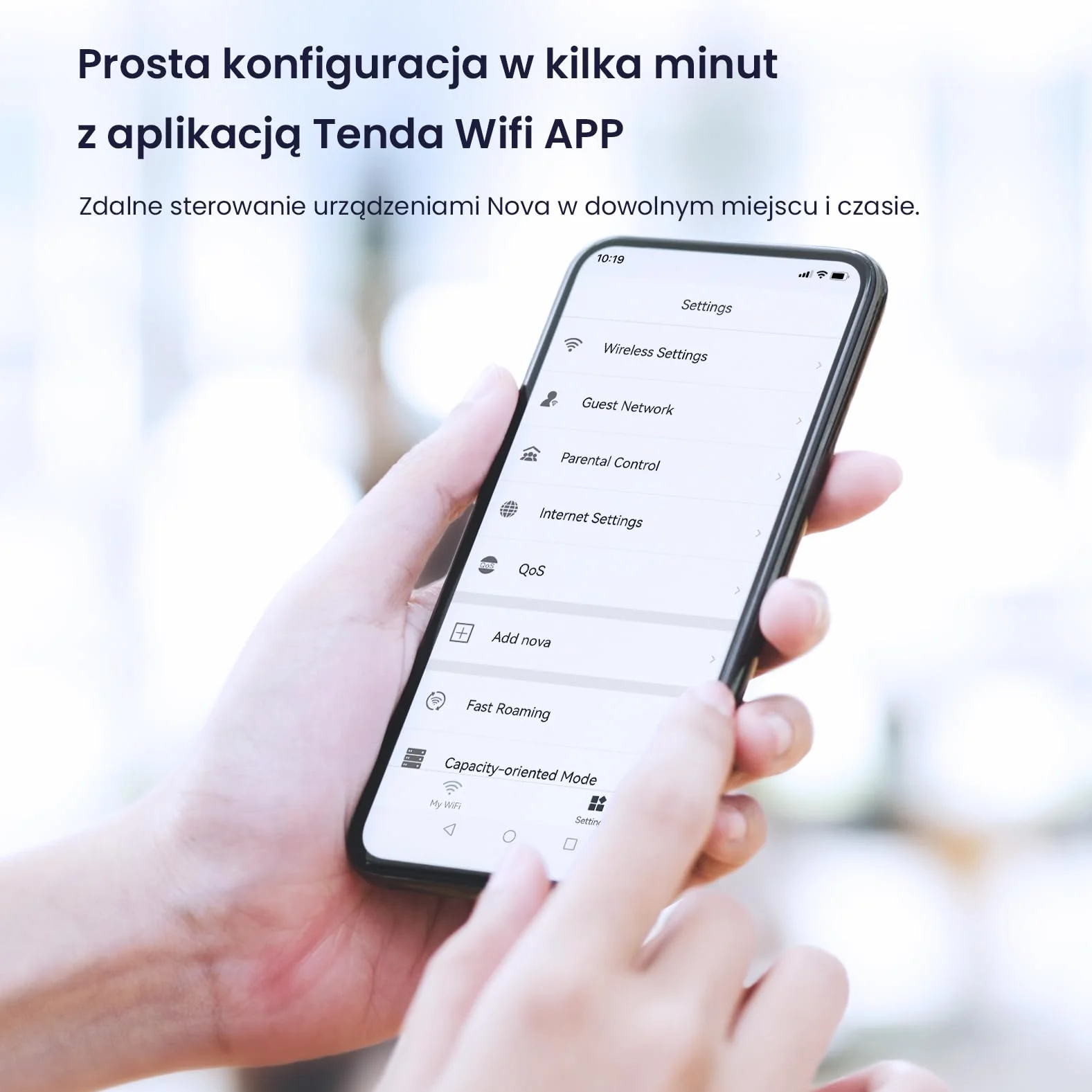 Tenda Nova MW6 Mesh WLAN System - AC1200 Dual Band WLAN Mesh System - zasięg do 500m² & 90 urządzeń - 6x Gigabit Port - zastępuje Router & Repeater - kompatybilny z Alexa - 3-Pack