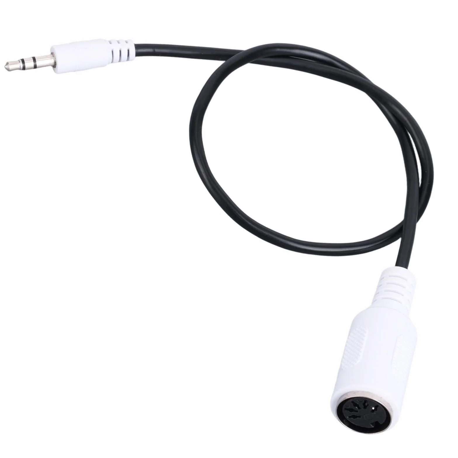 2szt Adapter MIDI Typu A na 3,5mm, 35,5cm Kabel Rozgałęźny Żeński Wtyk MIDI Męski Wtyk TRS 3,5mm Konwerter Audio Akcesoria do Klawiatur Syntezatorów i Programów DAW