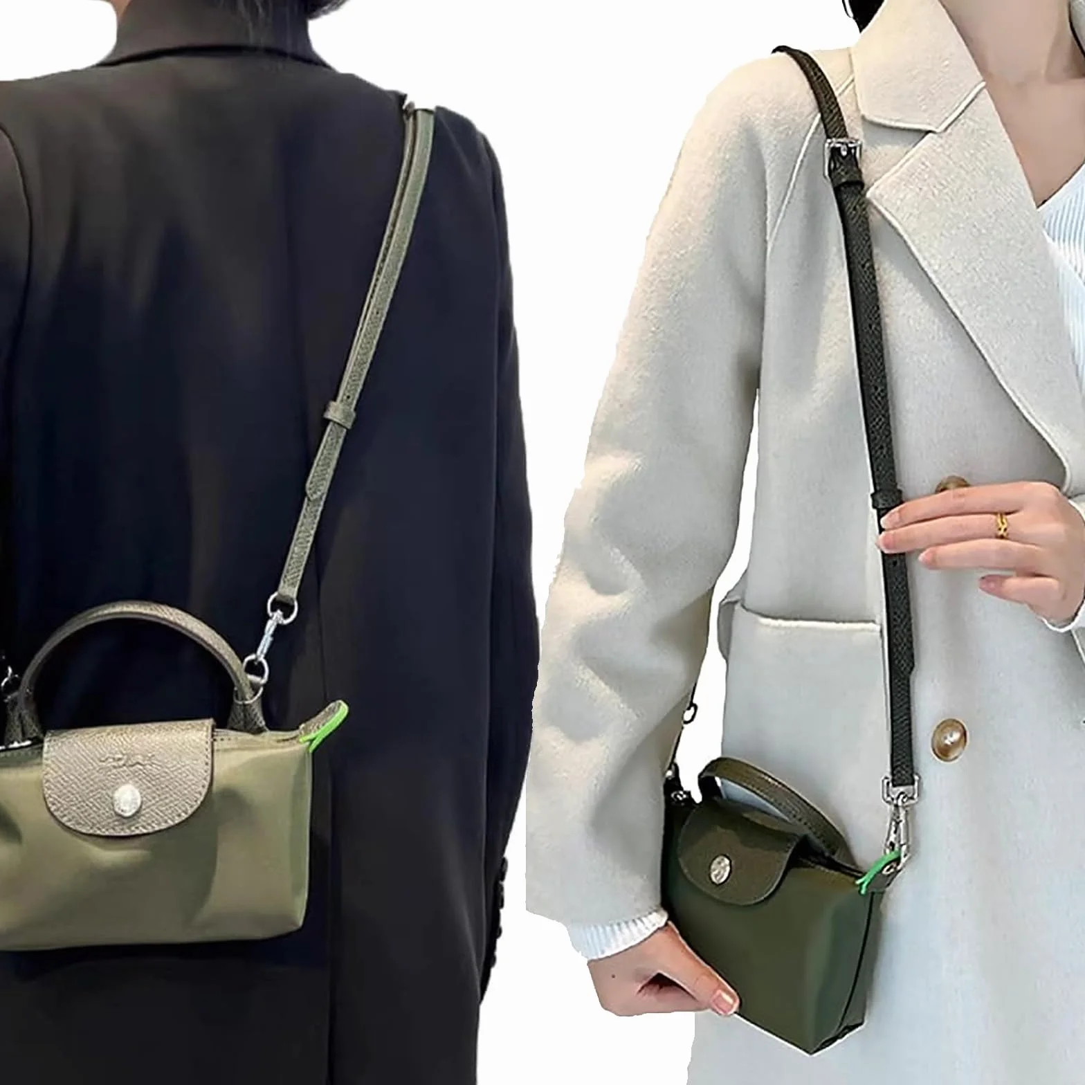 Kompatybilny z paskiem na ramię Longchamp Pasek na ramię ze skóry kompatybilny z paskiem na ramię Longchamp Pasek Le Pliage Mini Pasek na ramię Le Pliage kompatybilny z Longchamp Mini