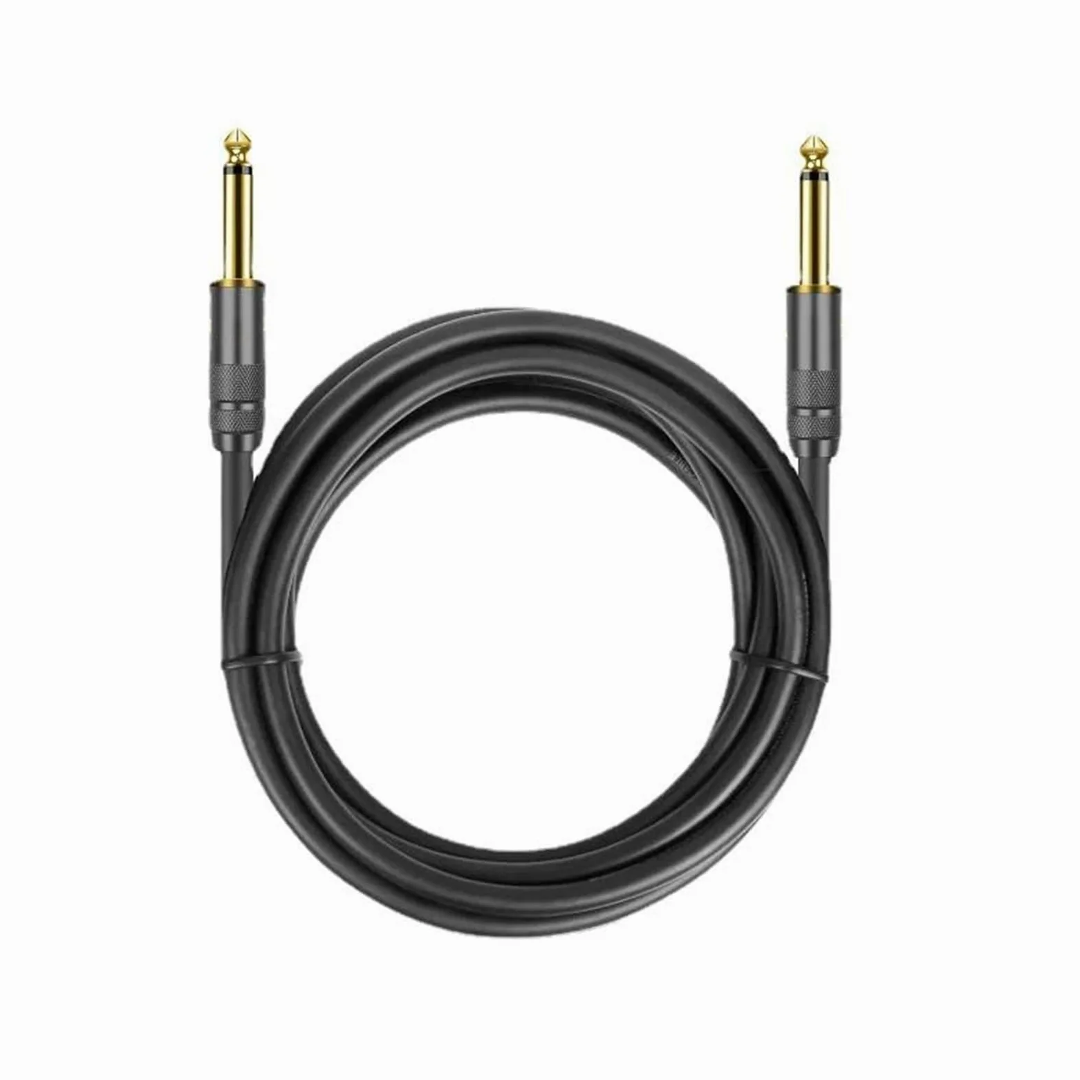 Pro Audio kabel 1/4 Cala Prosty Kabel Instrumentalny 6,35 Mm Stereo Profesjonalny Kabel Gitarowy Do Gitary Basowej Wzmacniacza Klawiatury(Ts,15m)
