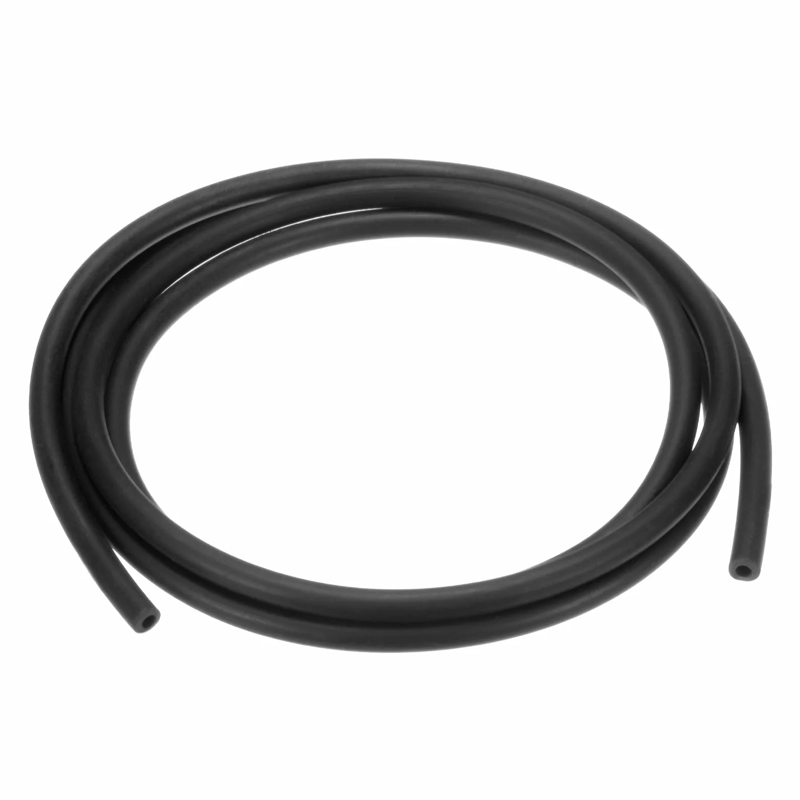 M METERXITY Węże do oleju smarującego, 2mm ID x 4mm OD 1m gumowy wąż do nawadniania/małego sprzętu/na zewnątrz/do wodociągów w ogrodzie [czarny]