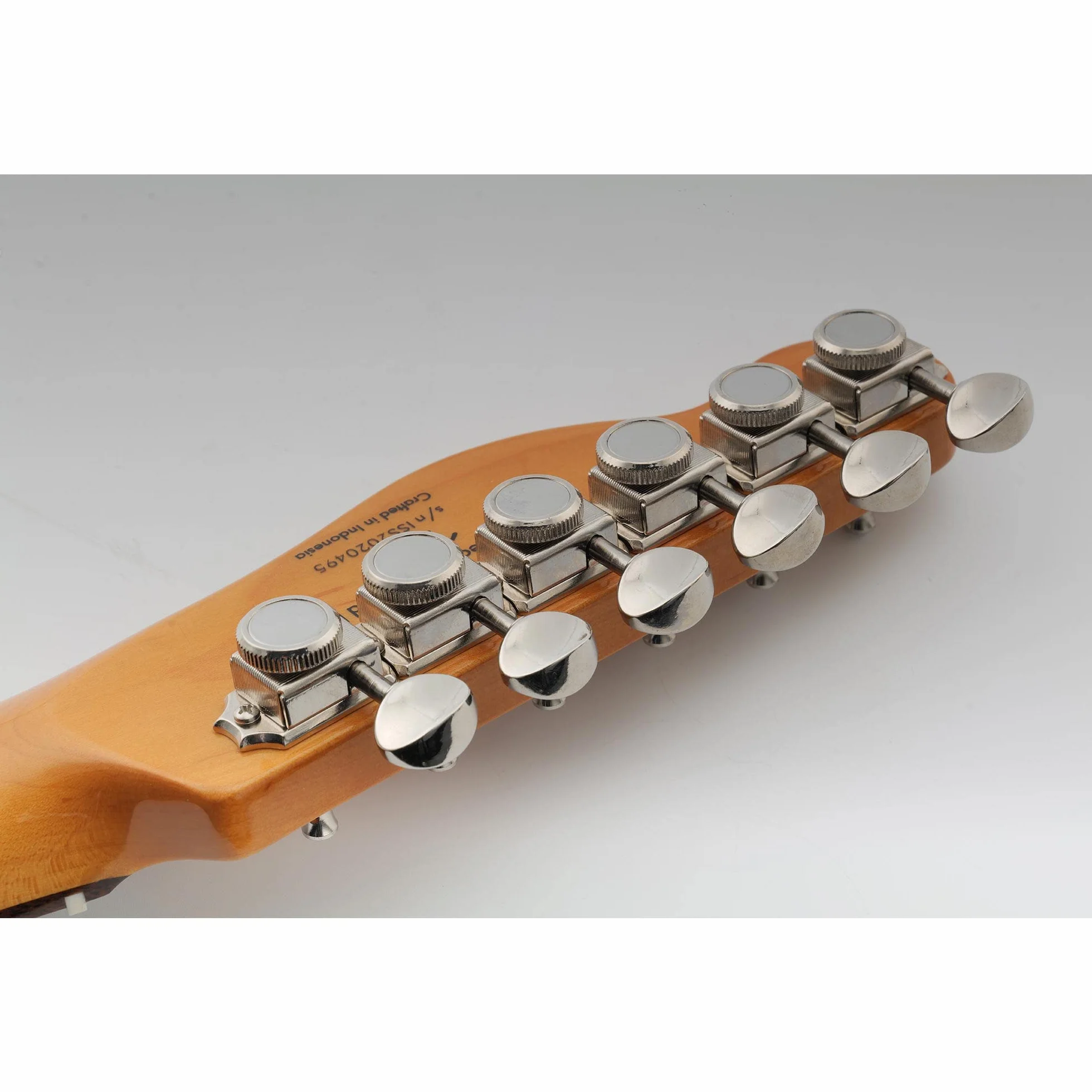 Musiclily Pro 6 w linii Vintage Tunery Blokujące Gitaryowe Klucze Blokowane Kołki do Strojenia do Gitary Elektrycznej Squier Classic Vibe Strat Tele, Nikiel Owalny Główki