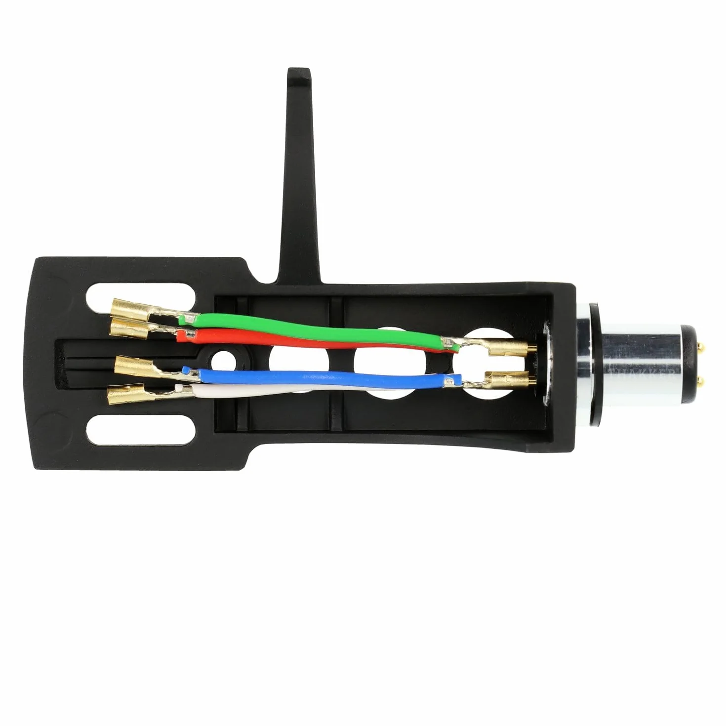 THAKKER HS-10 - Headshell z lekkiego aluminium - czarny | złącze SME | w zestawie kabel Headshell