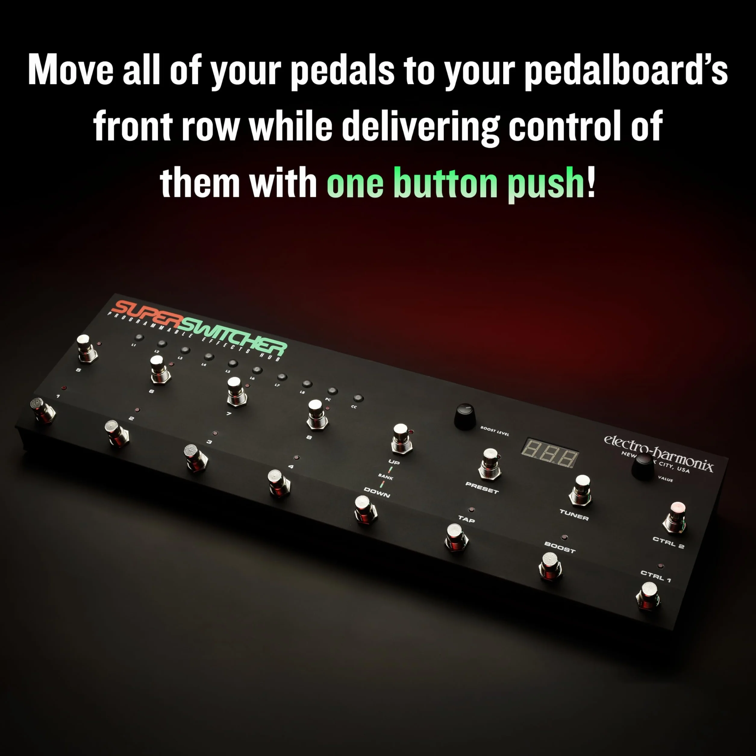 Electro Harmonix Super Switcher - Efekt gitarowy A/B/Y Box