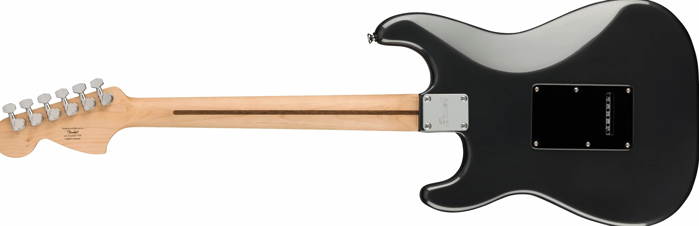 Squier by Fender Pack Affinity HSS, Charcoal Frost Metallic, ze wzmacniaczem, pakiet gitary elektrycznej, zawiera darmowe wirtualne kursy Fender Play