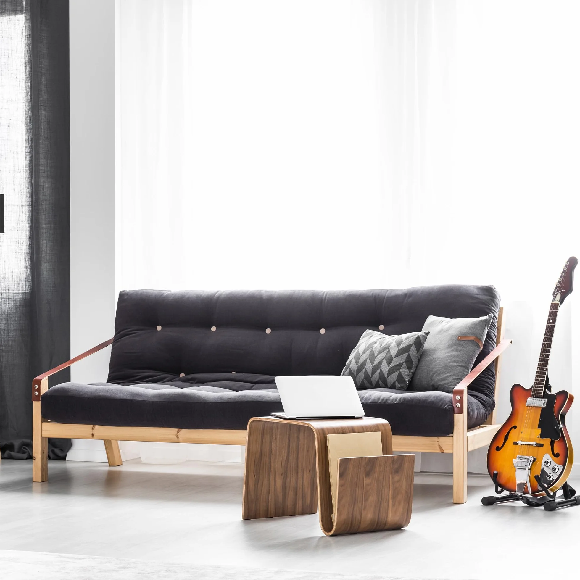 Keplin 2 Stojak na Gitarę, Czarny, 50 cm