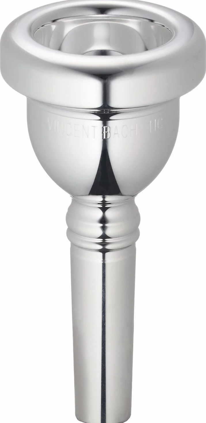 Bach 35012 mały trzonek ustnik tenorowy, posrebrzany, 12 miseczek, średni