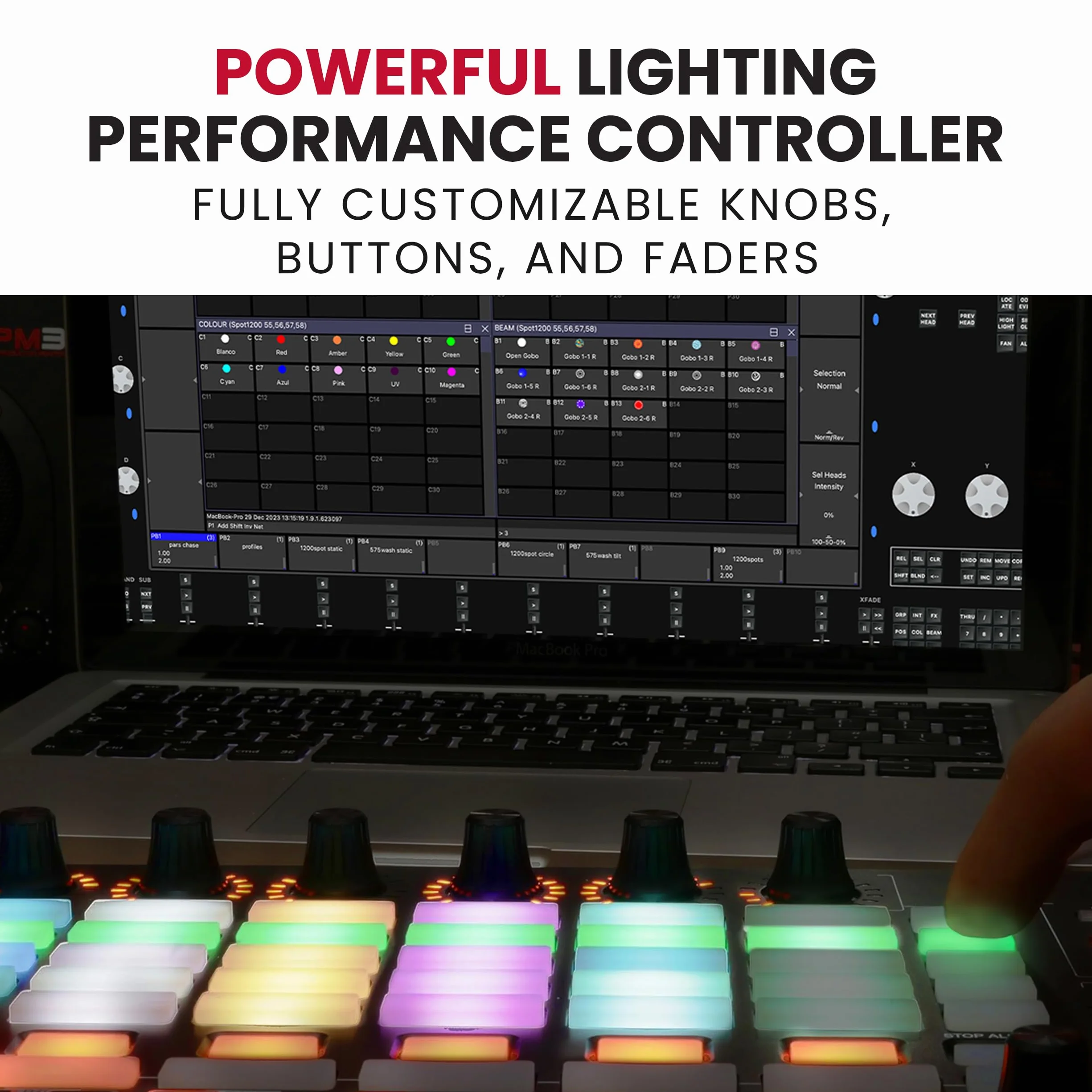Akai Professional APC40 MKII - Kontroler MIDI USB, mapowanie 1:1 z Ableton Live Lite, Matryca do Klipów 5x8, Pokrętła i Fader, Pakiet Oprogramowania