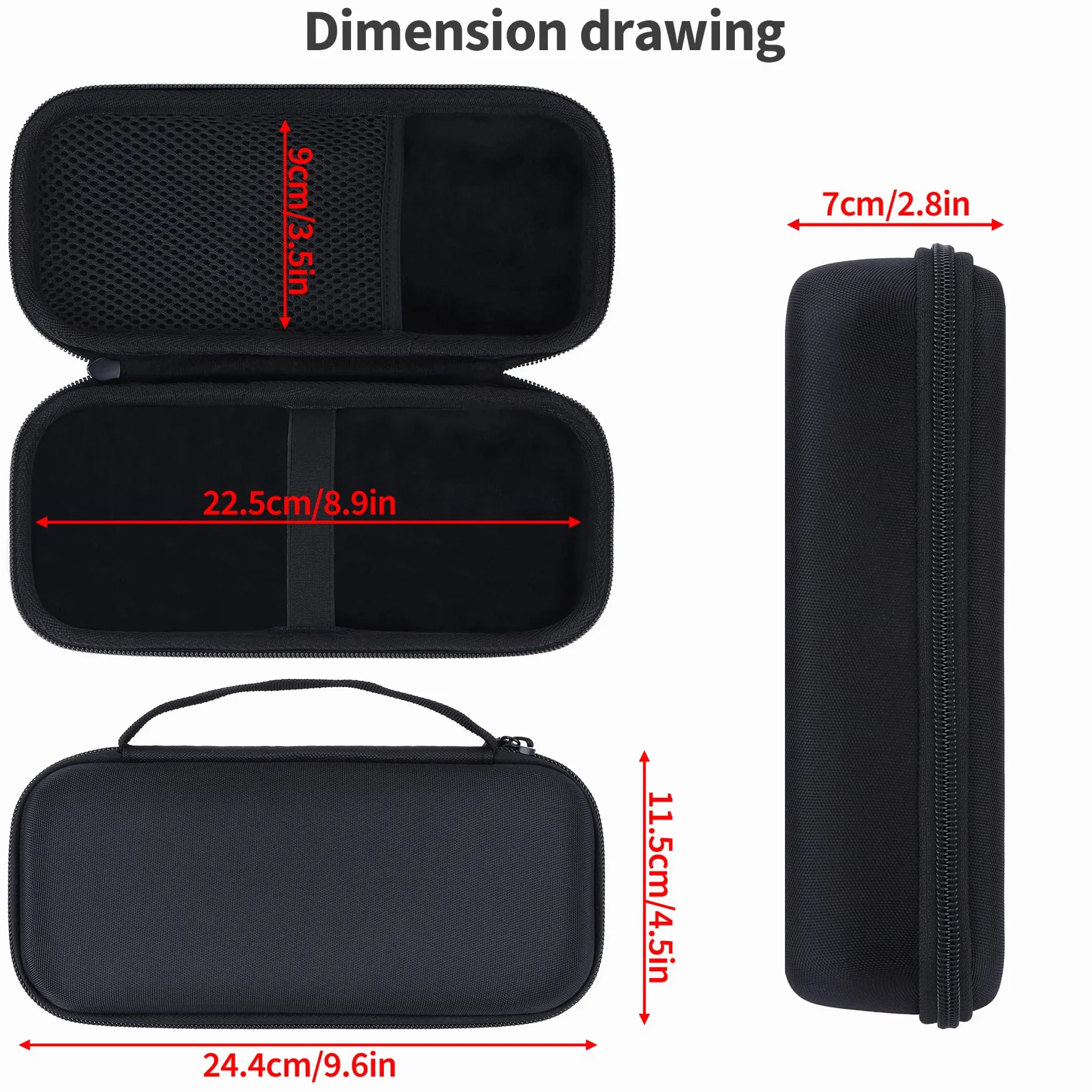 Twarde etui ochronne do Bose SoundLink Flex 2. generacji czarny