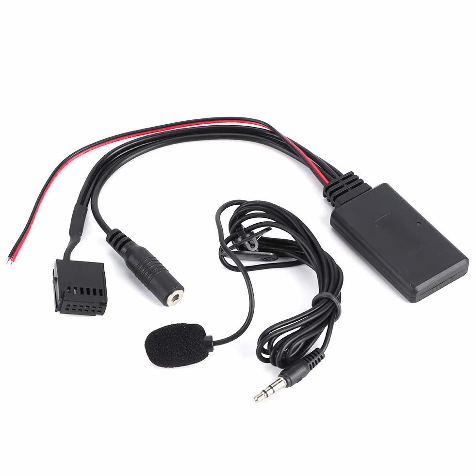 adattatore-KIMISS Adattatore audio Bluetooth, adattatore per cavo AUX-IN Bluetooth do automatycznego mikrofonu dla chiamatu w vivavoce dla Forda Focusa 6000CD