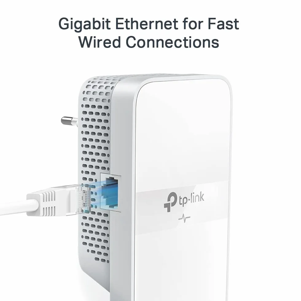 TP-Link TL-WPA7617 KIT | Zestaw powerline AV1000 z WiFi AC1200 | Dual Band | Obsługa OneMesh | 1× port Gigabit Ethernet