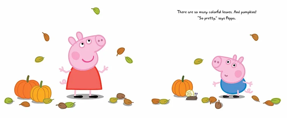 Peppa Pig and the Day of Giving Thanks: (A Thanksgiving Holiday Storybook about Gratitude, Nature, and Togetherness - Perfect for Toddlers, Preschoolers, and Kids Ages 2-5)