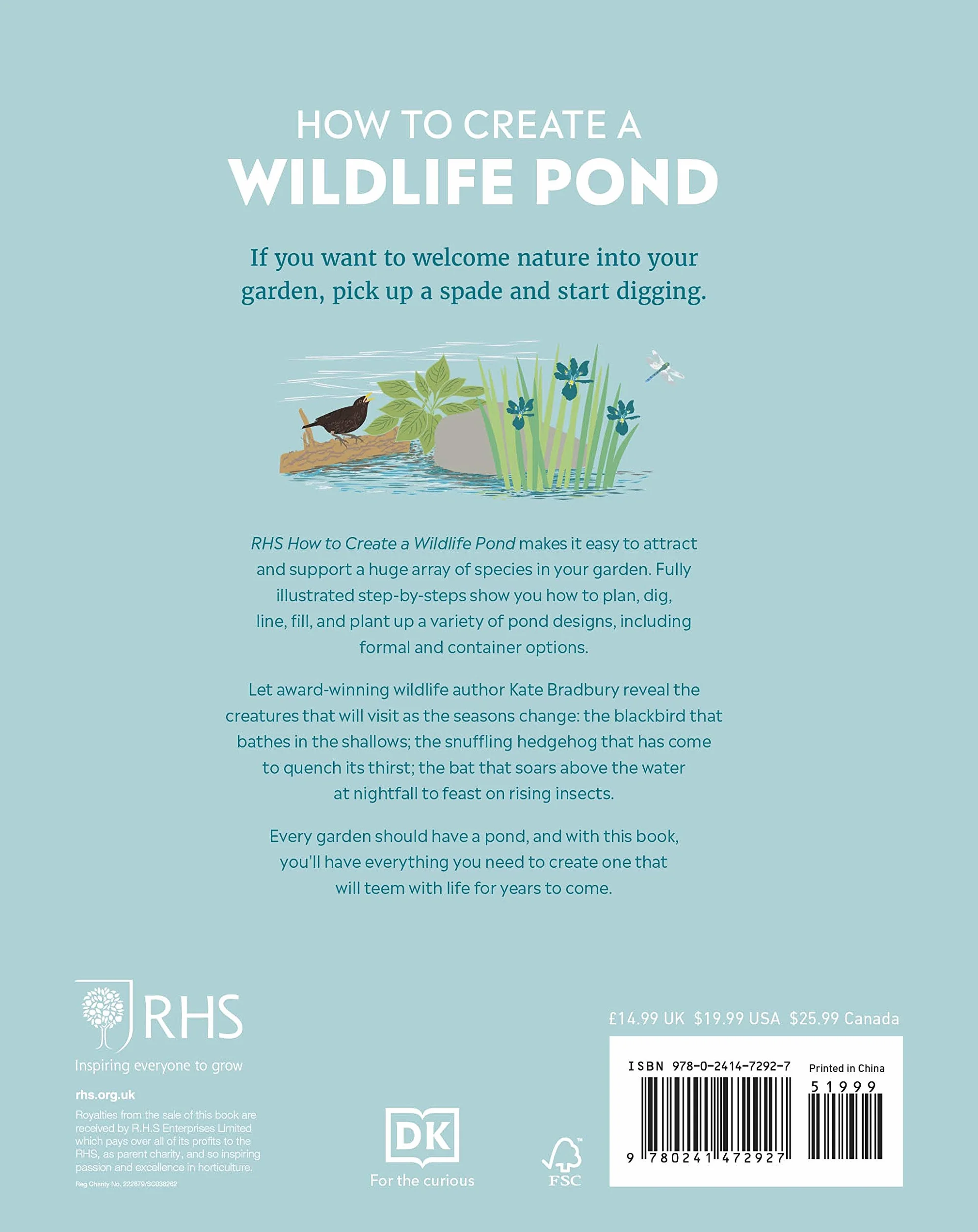 RHS How to Create a Wildlife Pond: Plan, Dig, and Enjoy a Natural Pond in Your Own Back Garden