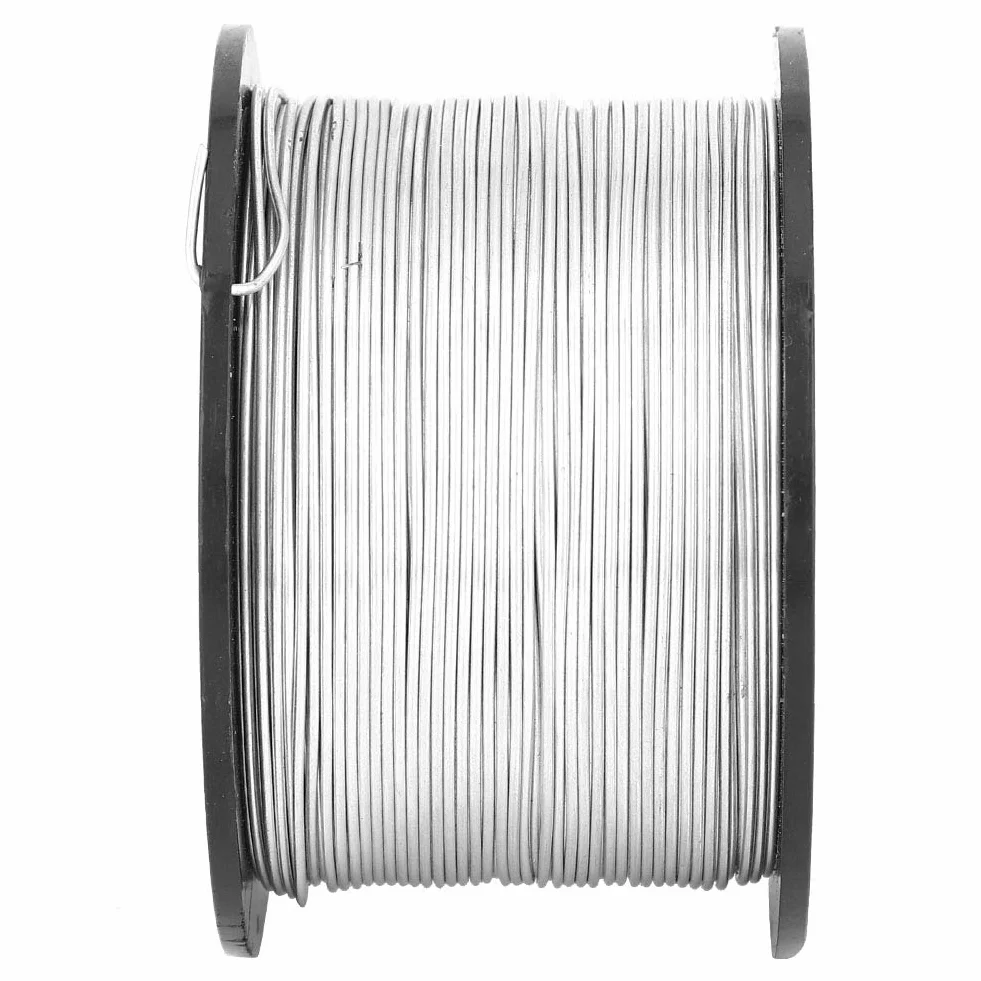 Ejoyous 4 rolki Tie Wire Coil, 110 m 0,8 mm drut wiążący, stalowa szpula drutu zbrojeniowego do automatycznej maszyny do wiązania urządzeń elektrycznych, dostarcza ponownie wzmocniony drut