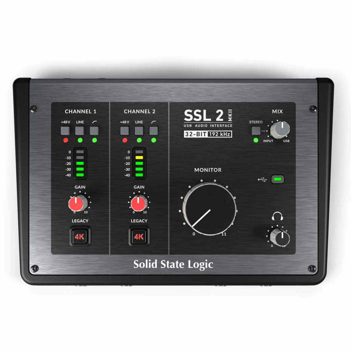 24-kanałowa konsola audio SSL2 MKII, cyfrowy procesor sygnału