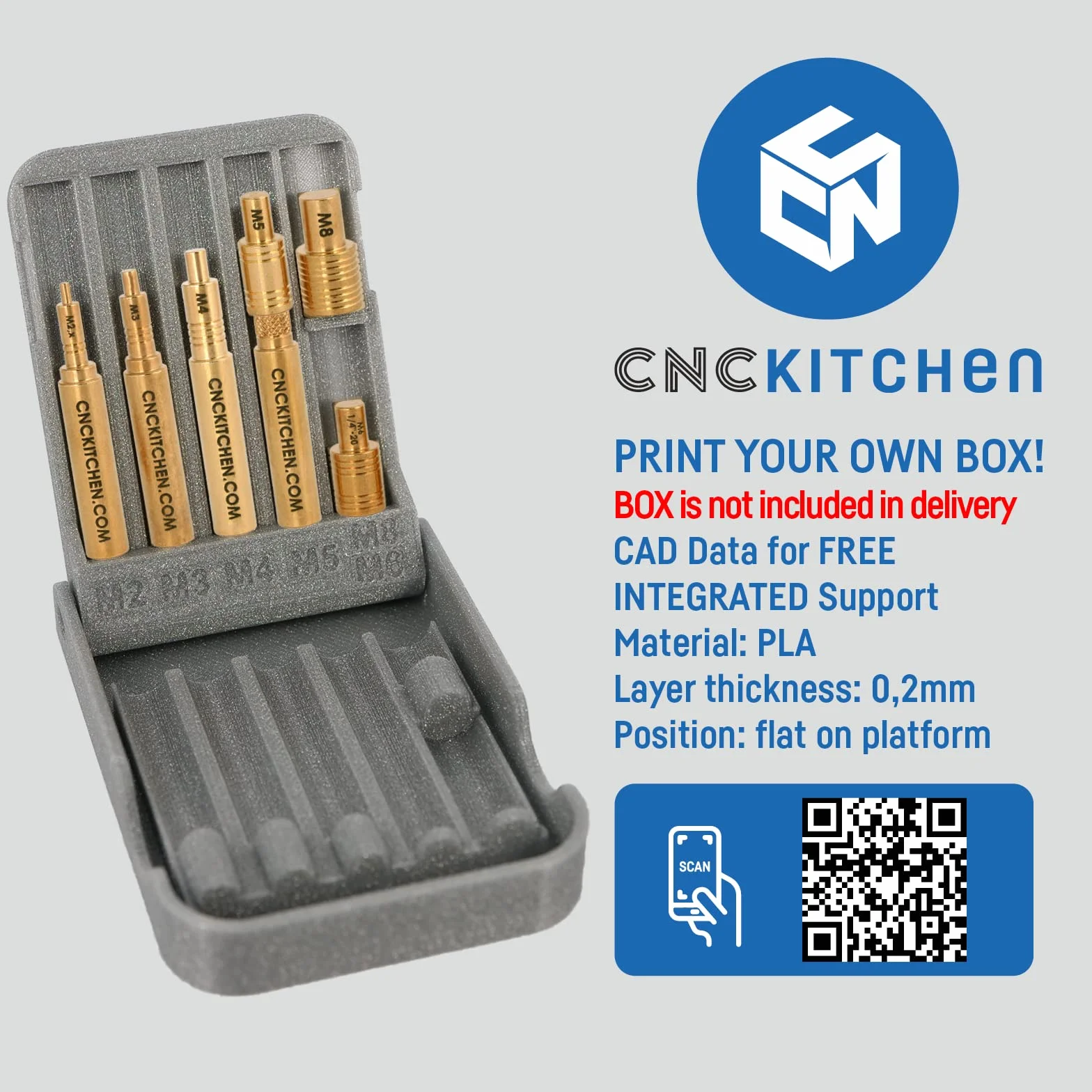 CNC KITCHEN Oryginalne wkładki do topników, np. Hakko FX-888 i inne (Standard 900M lub T18), M2-M8, wolne od ołowiu i kadmu