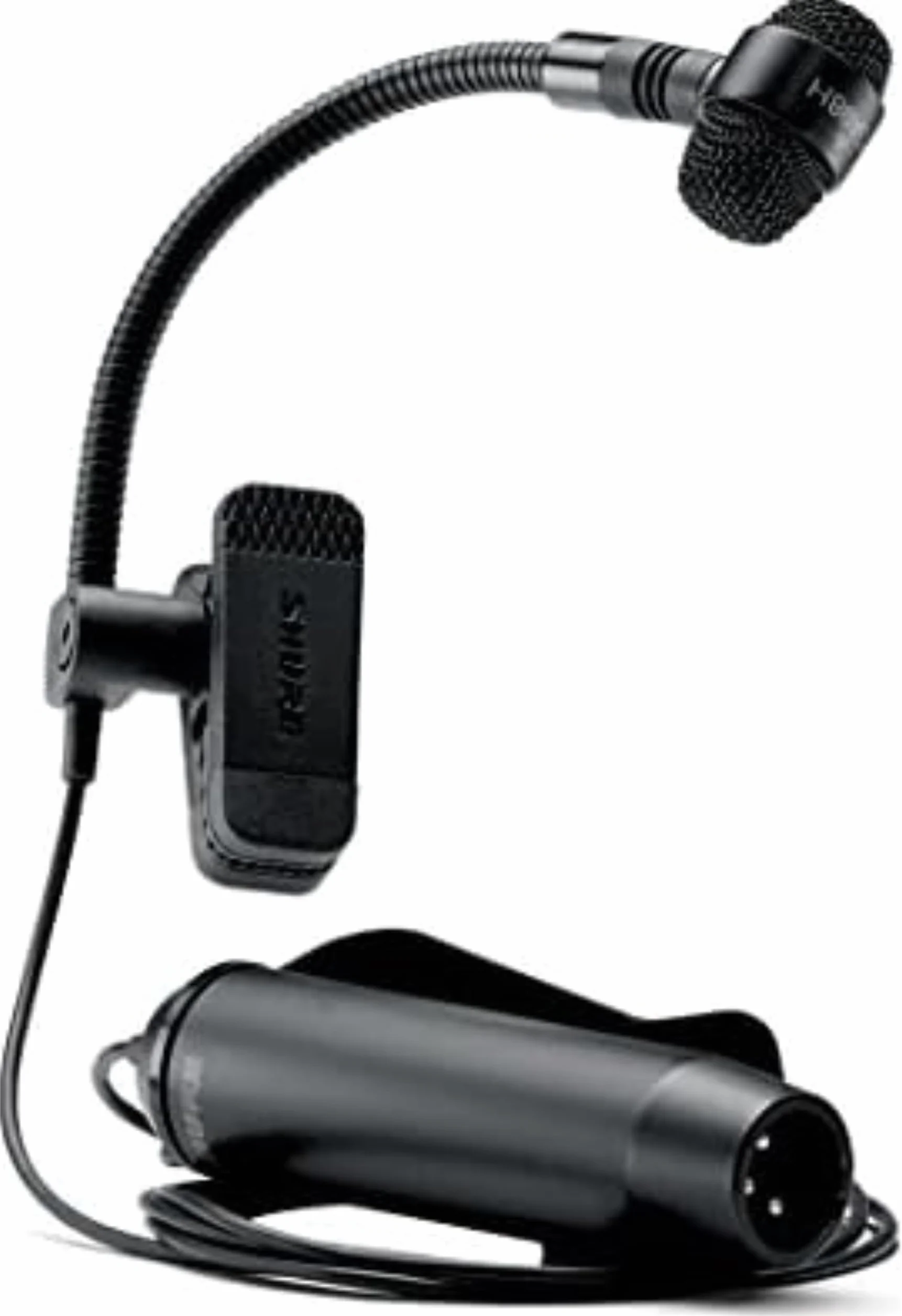 Shure PGA98H mikrofon kondensatorowy z łabędzia szyja i charakterystyką nerkową, w zestawie kabel XLR, czarny