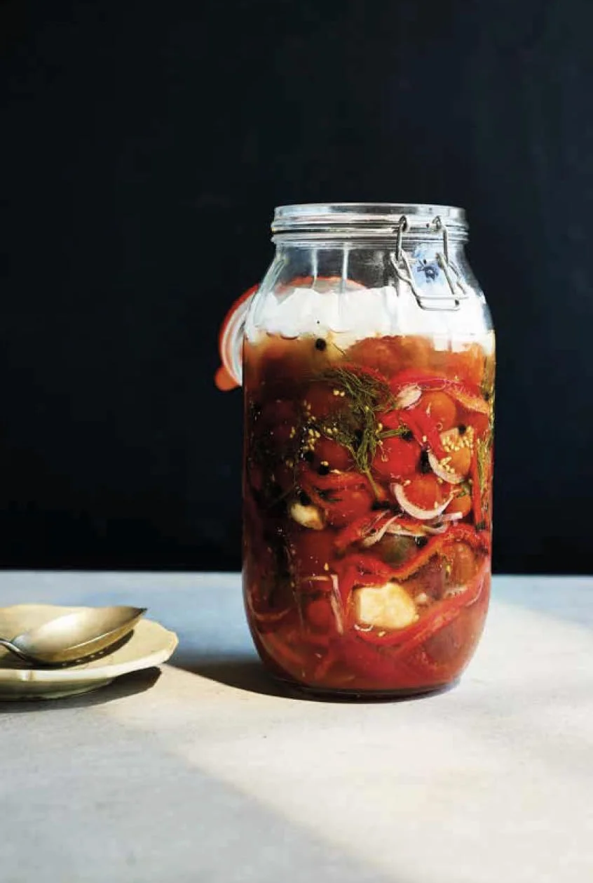 FERMENT: A Cookbook. Simple ferments and pickles, and how to eat them
