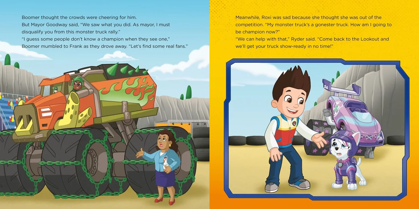 PAW Patrol Rescue Wheels Picture Book: Join Nickelodeon’s PAW Patrol in a new monster truck rescue adventure. The perfect gift for fans aged 4+.