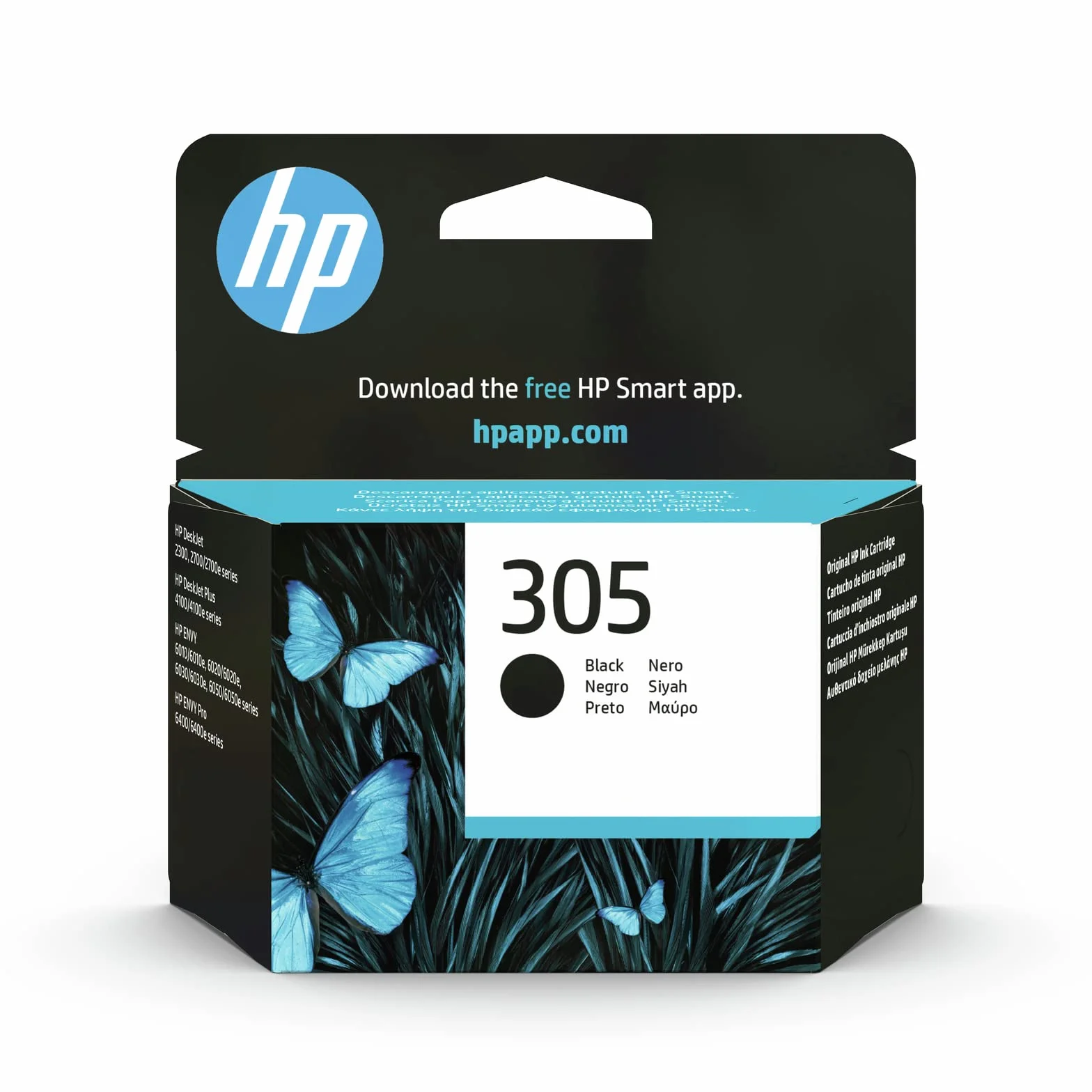 HP 305 3Ym61Ae Wkład do Drukarki Czarny do HP Deskjet 27Xx, 41Xx, HP Envy 60Xx, 64Xx, Standardowy 1 Sztuka