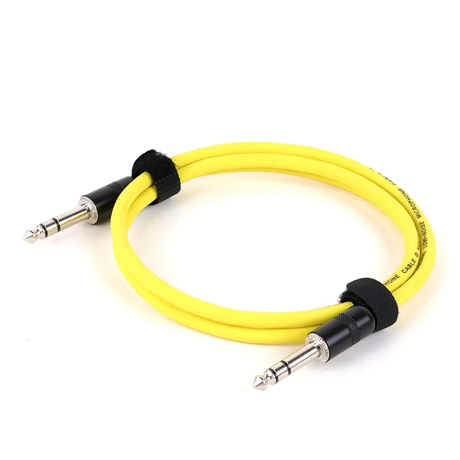 1/4 Cala Prosty Kabel Instrumentalny Stereo Profesjonalny Kolorowy Kabel Do Gitary Basowej Wzmacniacza Klawiatury(Yellow,15m)