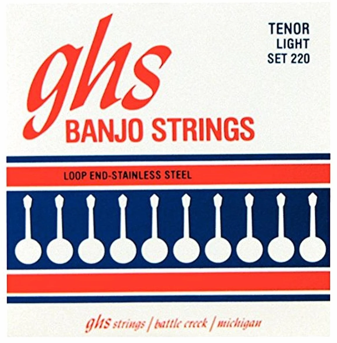Banjo 4-strunowe ghs 220 LIGHT Stainless Steel
